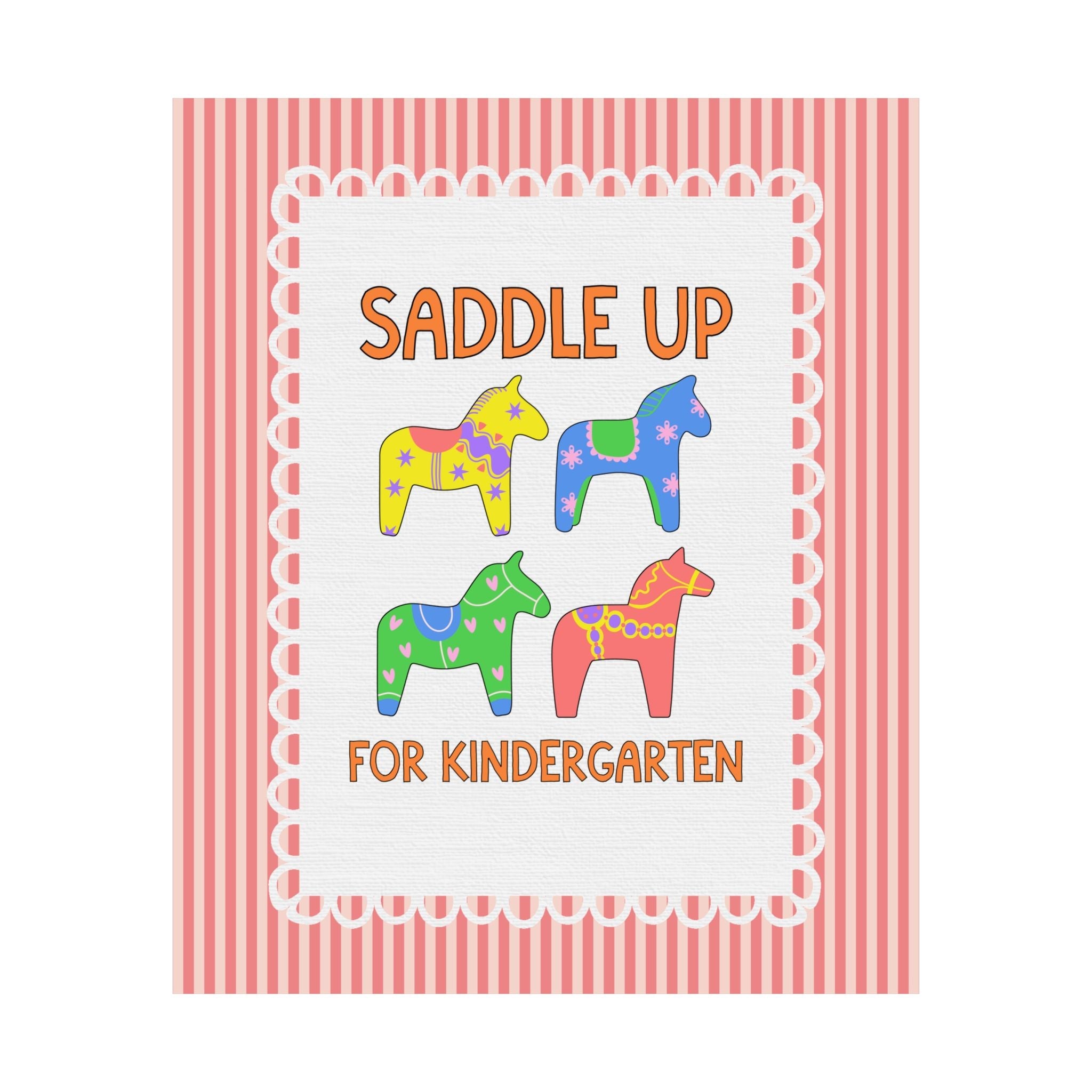 Saddle Up for Kindergarten - Opal and June