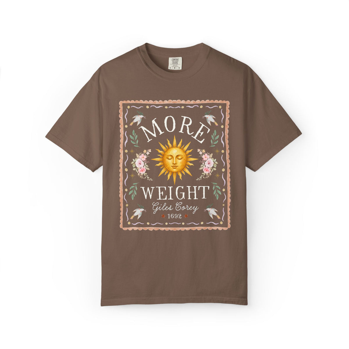 Salem Witch Trials History Buff Tee Shirt: More Weight Giles Corey, Massachusetts New England Historical Disaster T-Shirt, Witchy History - Opal and June