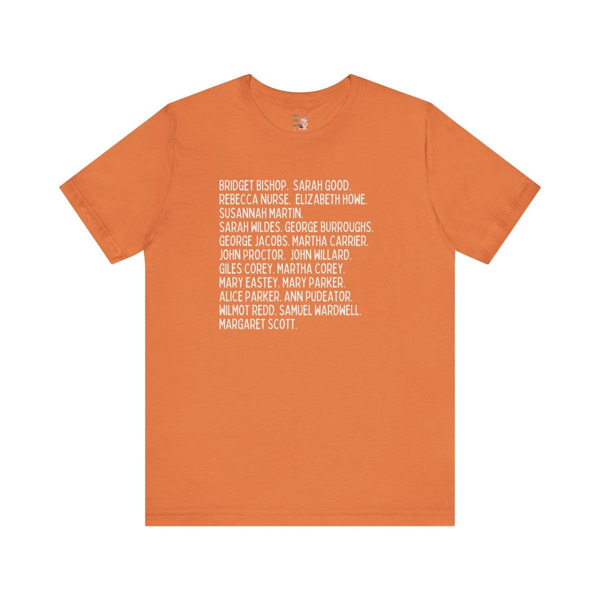 Salem Witch Trials Womens History Tee - Opal and June