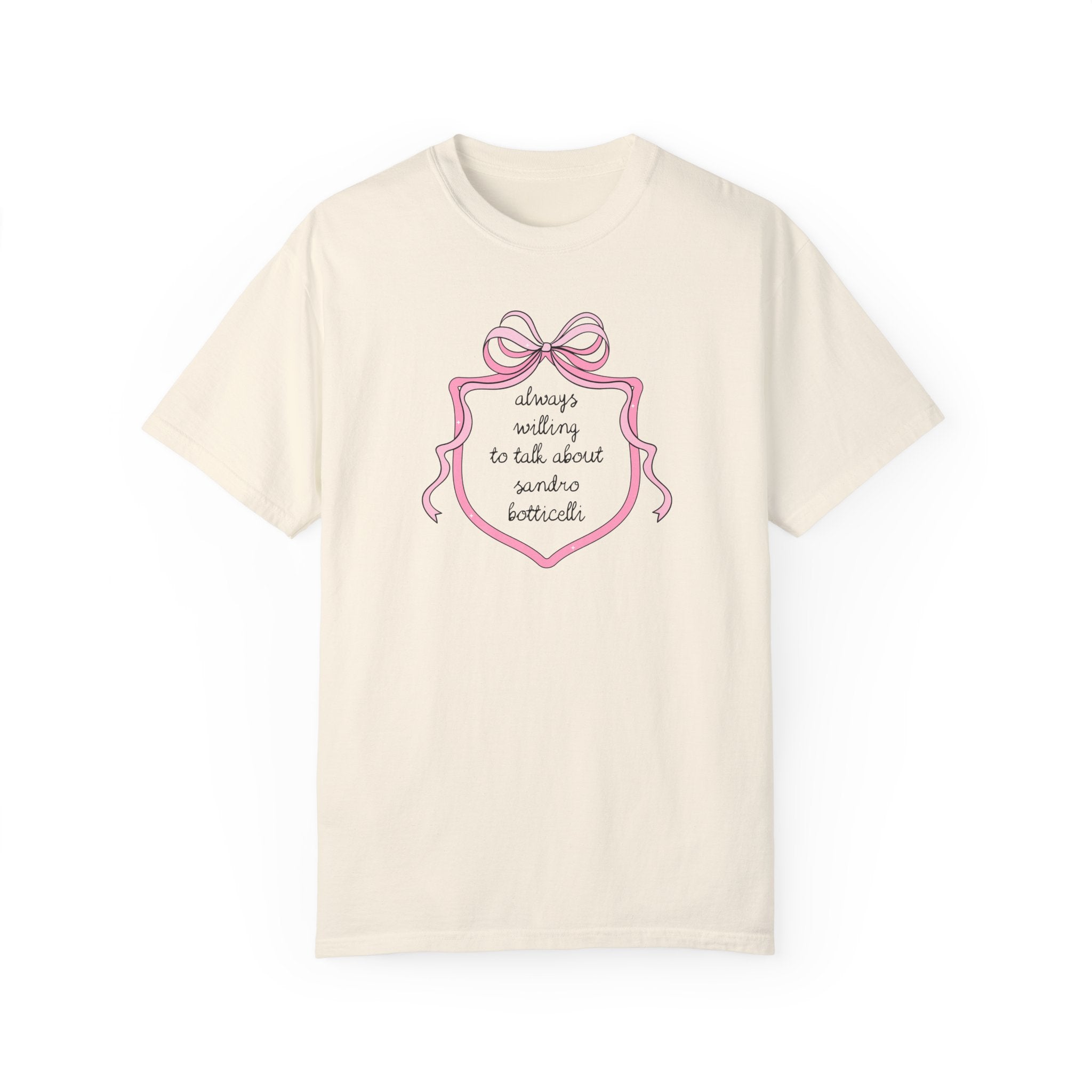 Sandro Botticelli Art History T-Shirt for Humanities Professor, Social Studies Shirt, Historian Who Loves Late Gothic, Early Renaissance Art - Opal and June