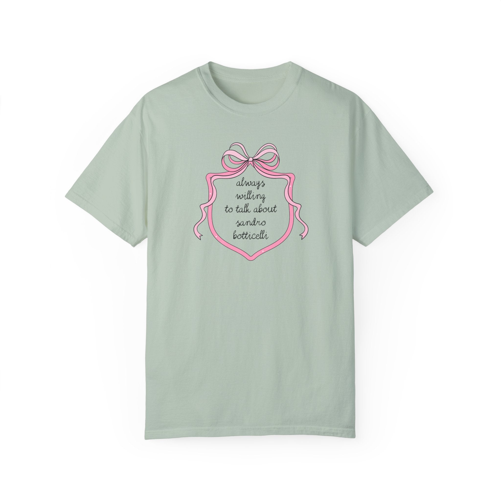 Sandro Botticelli Art History T-Shirt for Humanities Professor, Social Studies Shirt, Historian Who Loves Late Gothic, Early Renaissance Art - Opal and June