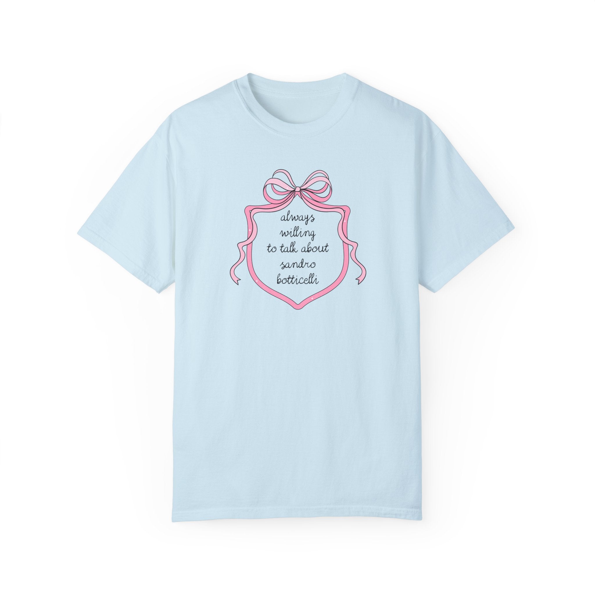 Sandro Botticelli Art History T-Shirt for Humanities Professor, Social Studies Shirt, Historian Who Loves Late Gothic, Early Renaissance Art - Opal and June
