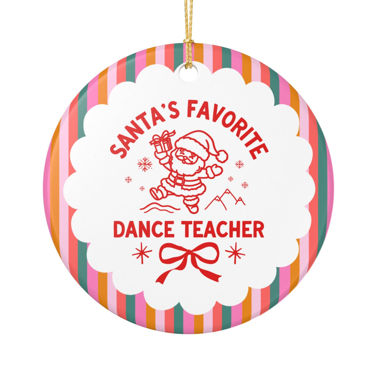 Santa's Favorite Dance Teacher - Opal and June