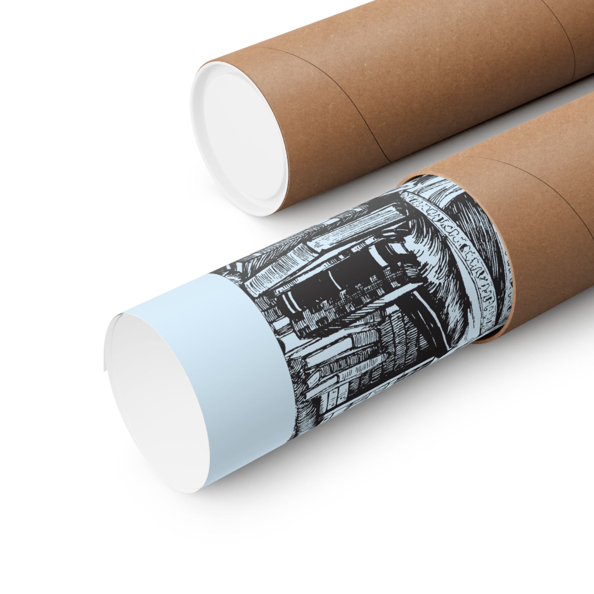 School Librarian or Reading Teacher Gift: Find Me in the Library, Funny Book Lover Librarian Poster with Vintage Aesthetic, Silly Bookish - Opal and June