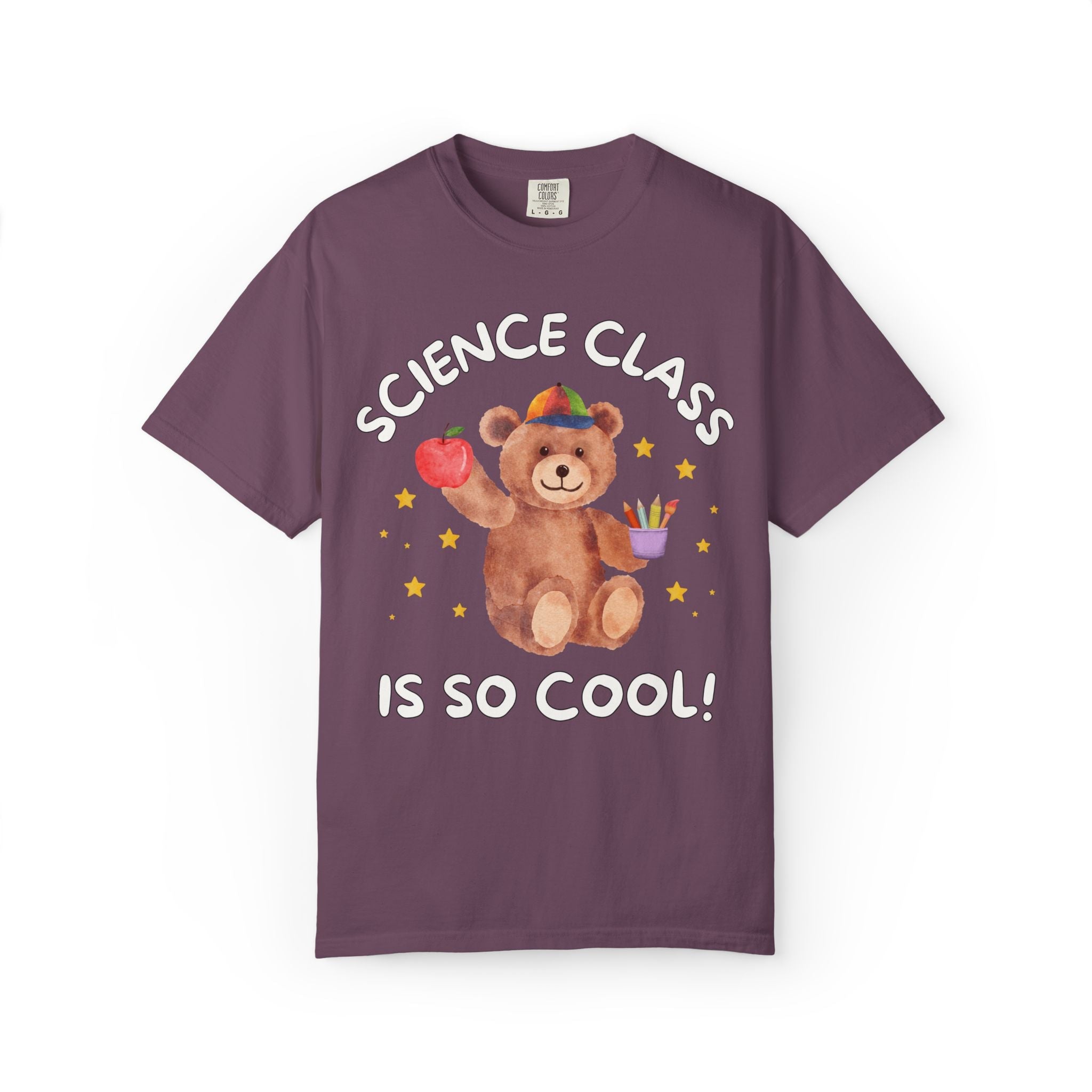 Science Class is So Cool: Cute Cottagecore Bear T-Shirt for Back to School, 90s Aesthetic Animal Lover Matching Teacher T-Shirt - Opal and June
