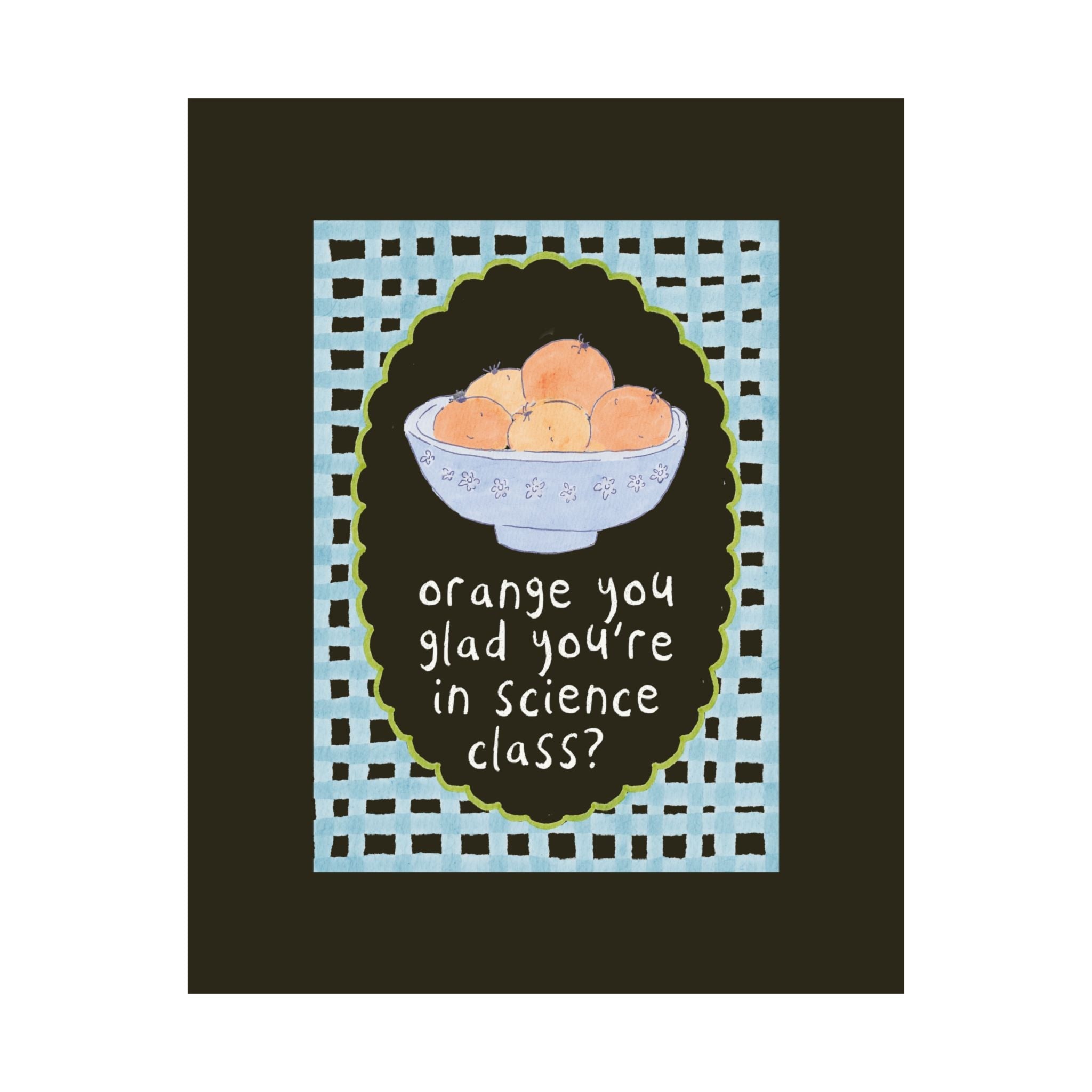 Science Teacher Classroom Decor: Orange You Glad You're in Science Class - Opal and June
