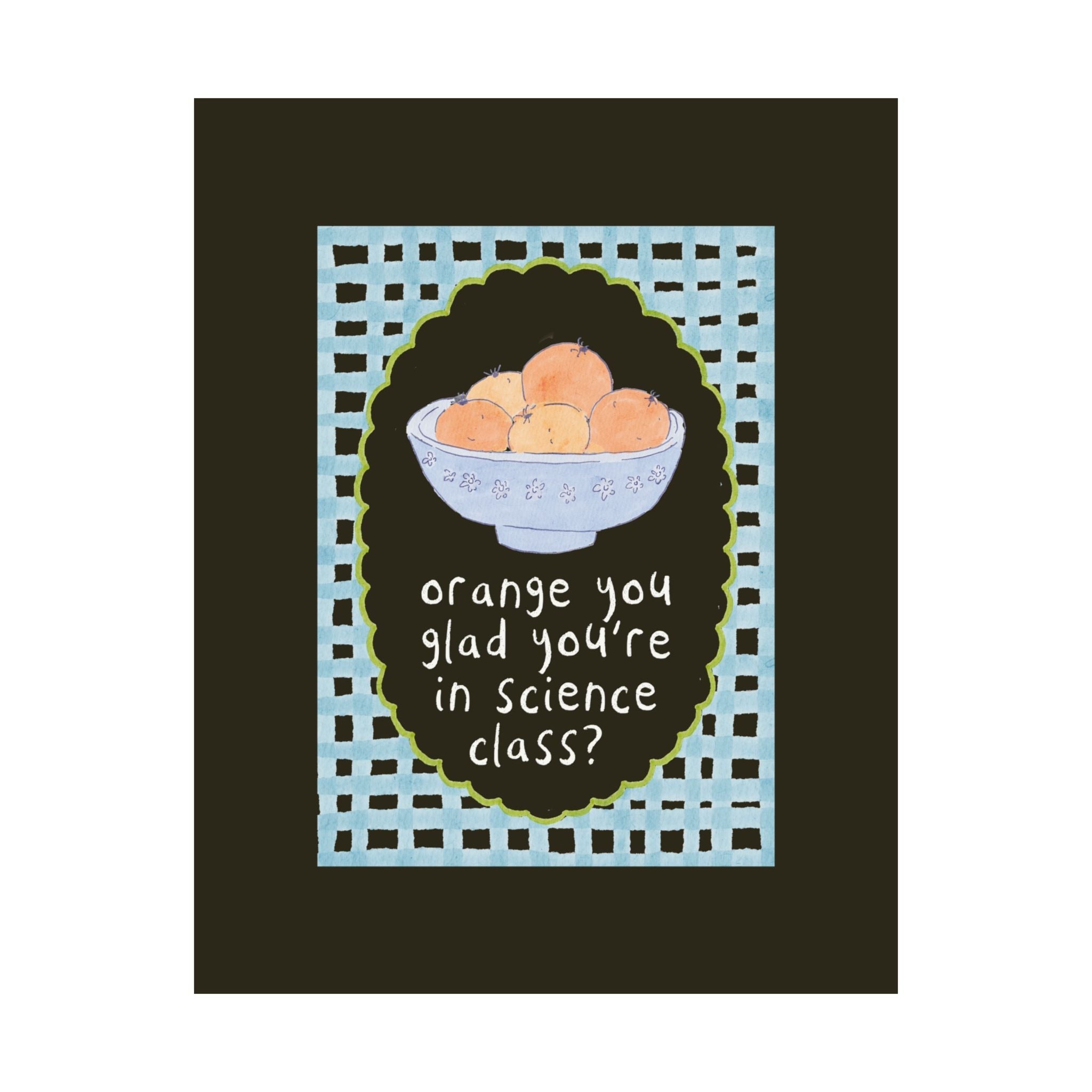 Science Teacher Classroom Decor: Orange You Glad You're in Science Class - Opal and June