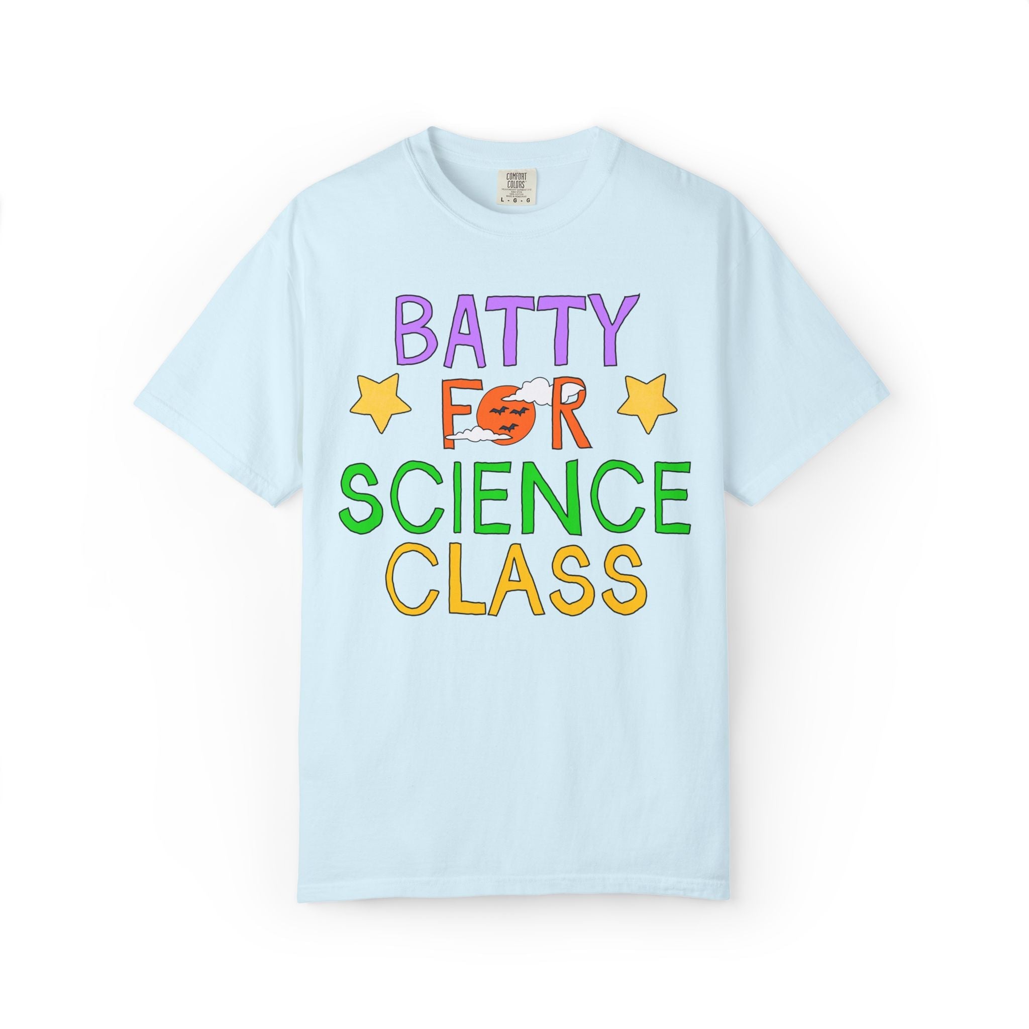 Science Teacher Halloween Tee Shirt: Batty for Science Class | Cute and Nostalgic Halloween Teacher Team T-Shirt for October, 90s Vibe - Opal and June