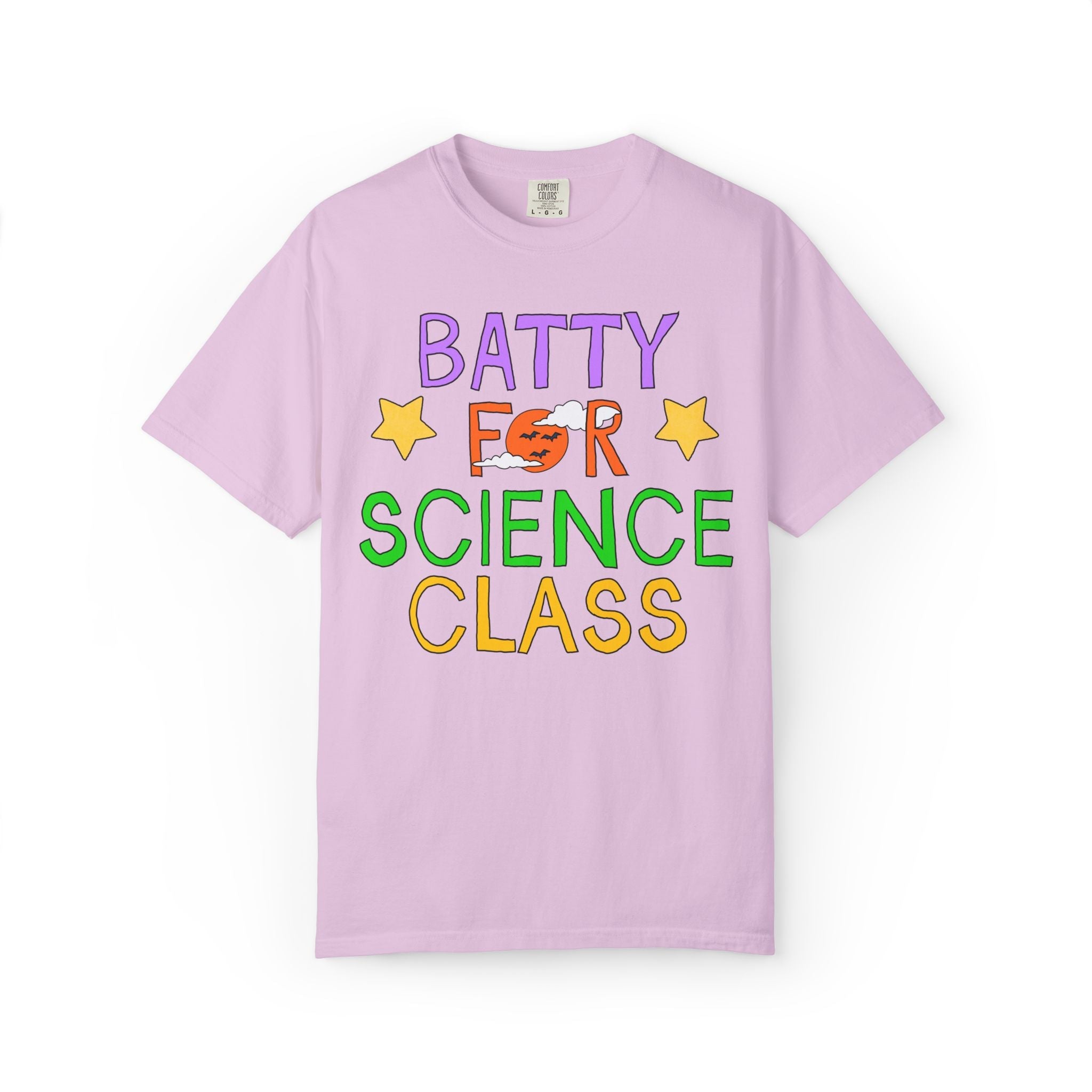Science Teacher Halloween Tee Shirt: Batty for Science Class | Cute and Nostalgic Halloween Teacher Team T-Shirt for October, 90s Vibe - Opal and June