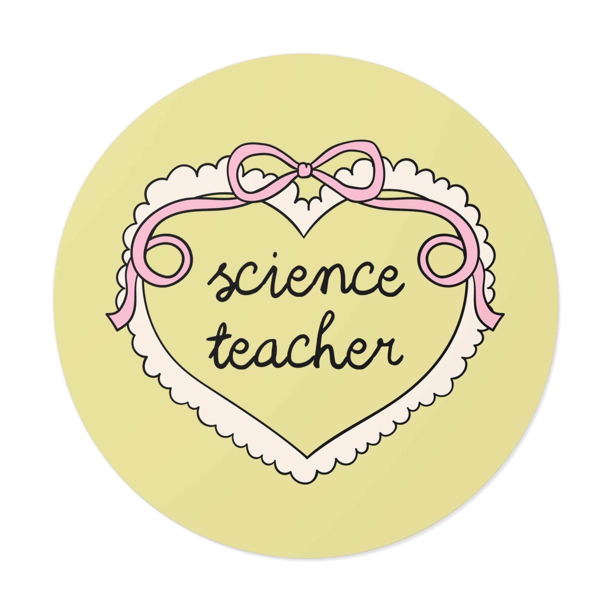 Science Teacher Sticker, Biology Teacher, New High School Science Teacher Sticker, Teacher Appreciation Gift, Cute Chemistry Teacher Gift - Opal and June