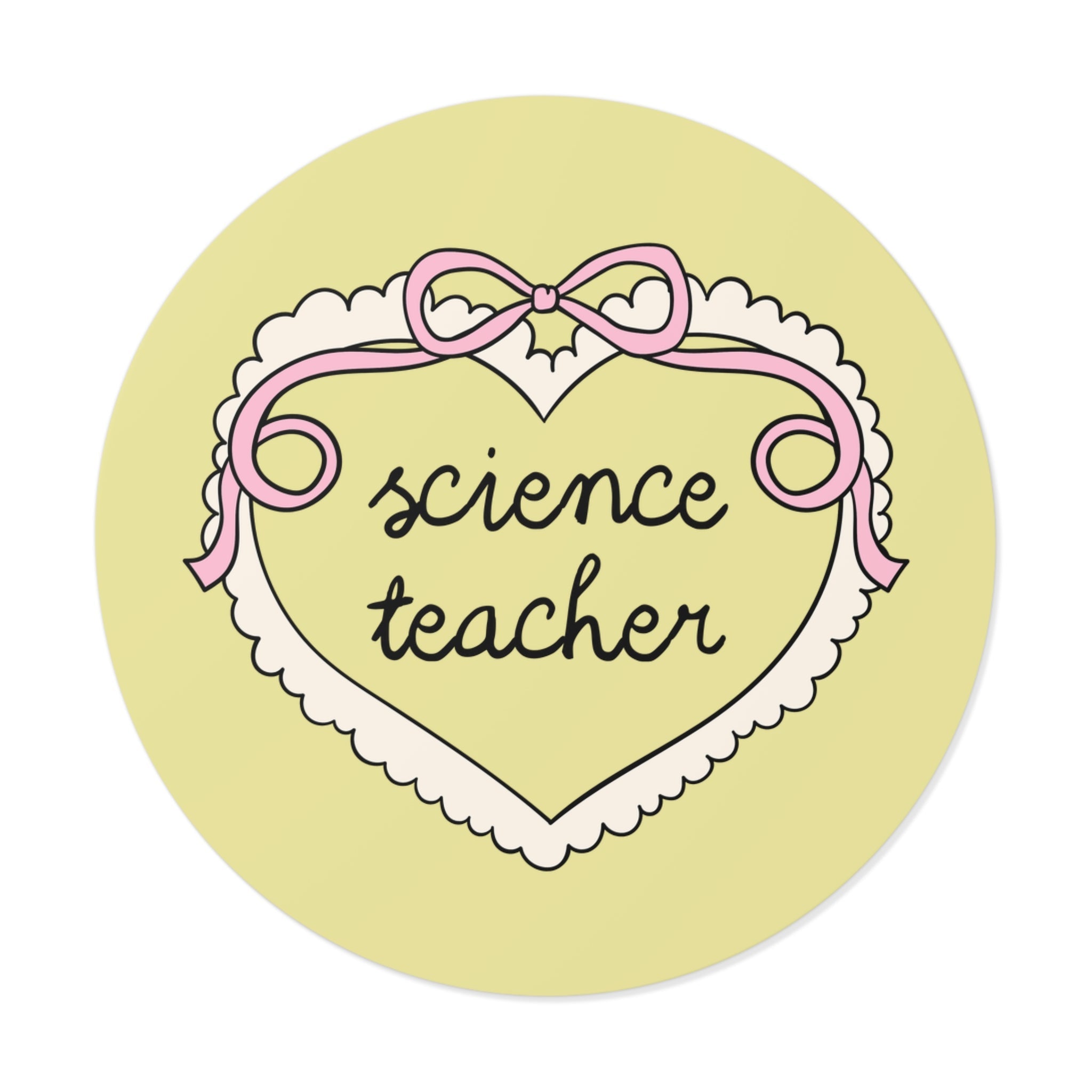 Science Teacher Sticker, Biology Teacher, New High School Science Teacher Sticker, Teacher Appreciation Gift, Cute Chemistry Teacher Gift - Opal and June
