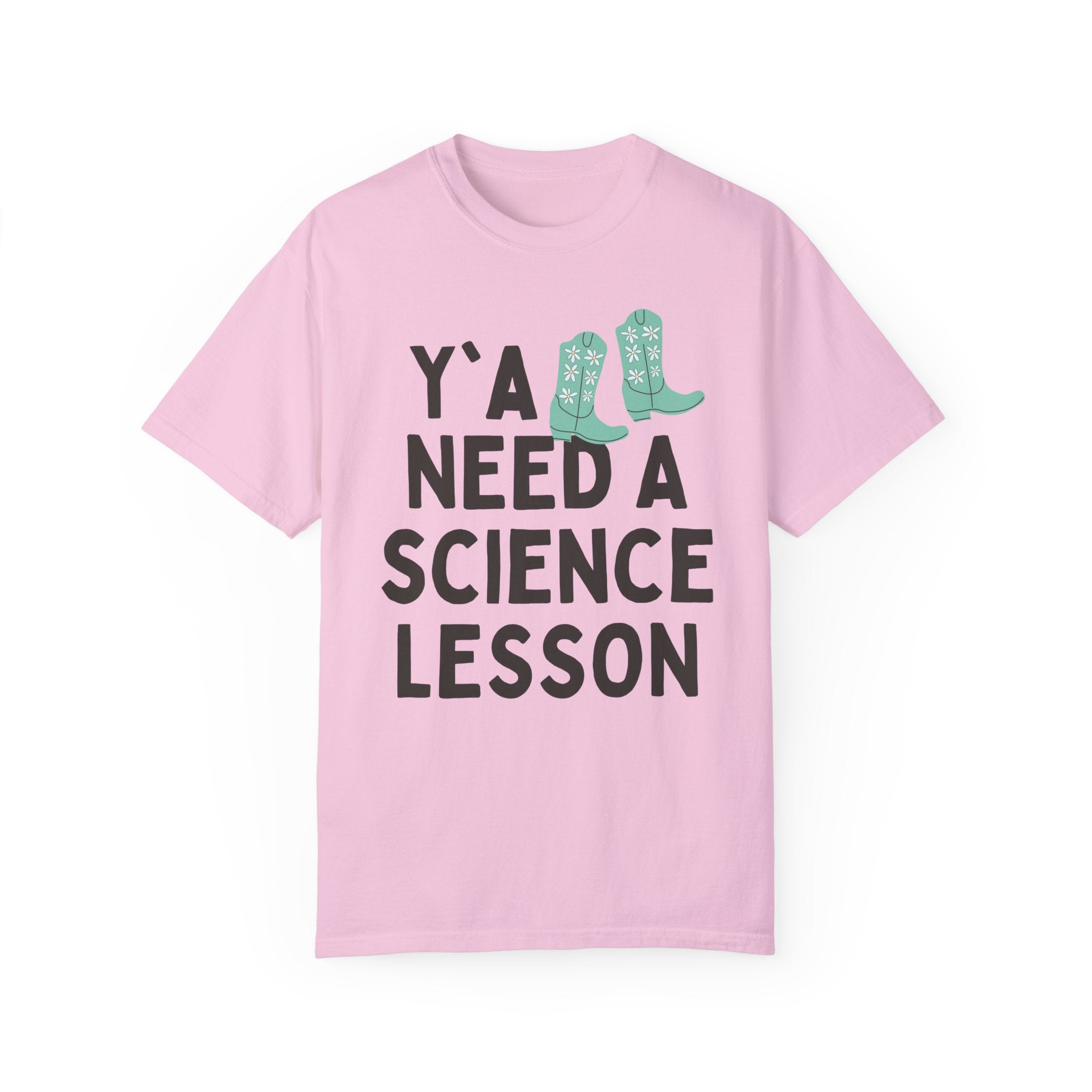Science Teacher T-Shirt, Groovy Western Vibe: Y'all Need a Science Lesson, Environmental Science Teacher, Geology or Physics Professor Gift - Opal and June