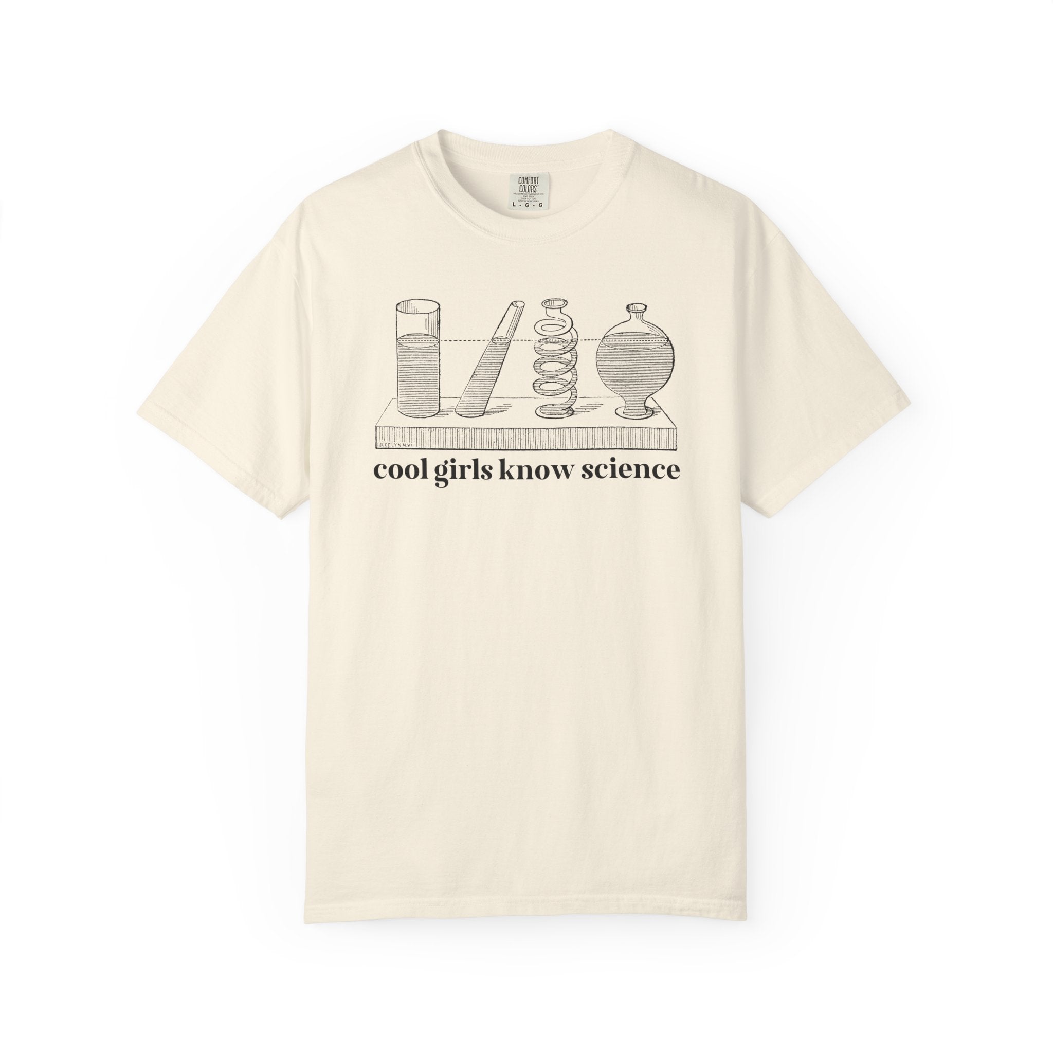 Science Teacher Tee Shirt for Women in STEM: Cool Girls Love Science, Women in Science T-Shirt for Science Major or Chemistry Professor - Opal and June