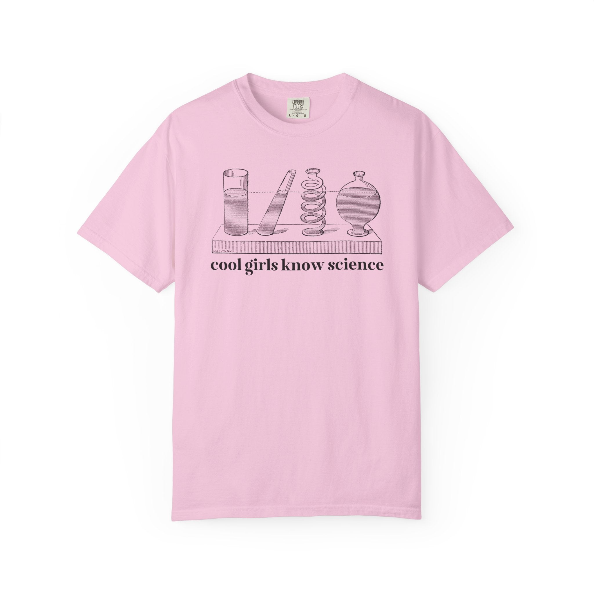 Science Teacher Tee Shirt for Women in STEM: Cool Girls Love Science, Women in Science T-Shirt for Science Major or Chemistry Professor - Opal and June