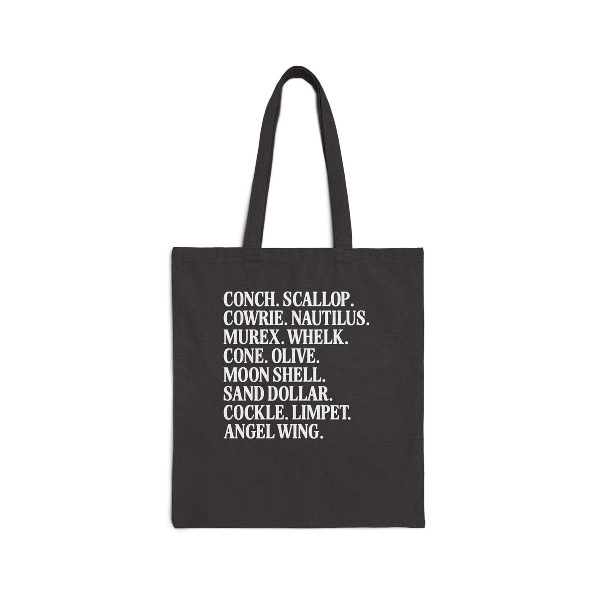 Seashell Name List for Friend Who Studies Conchology, Cute Malacologist Gift, Silly Matching Seashell Hunting Tote Bag for Mom or Sister - Opal and June