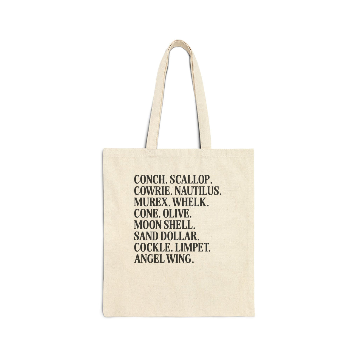 Seashell Name List for Friend Who Studies Conchology, Cute Malacologist Gift, Silly Matching Seashell Hunting Tote Bag for Mom or Sister - Opal and June