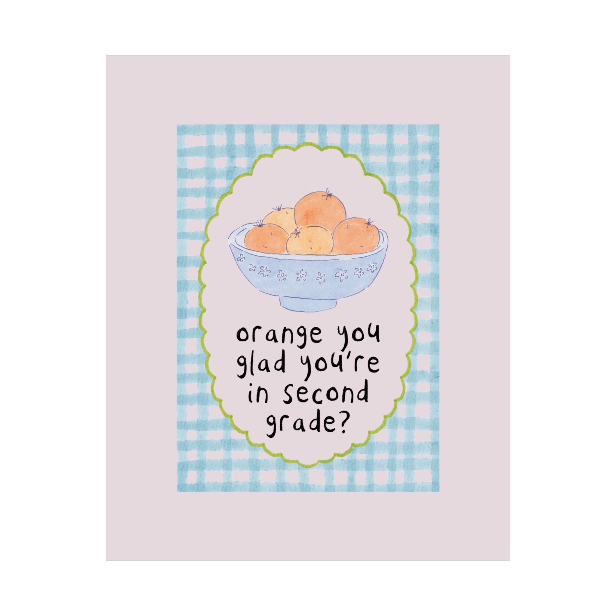 Second Grade Classroom Decor: Orange You Glad You're in Second Grade - Opal and June