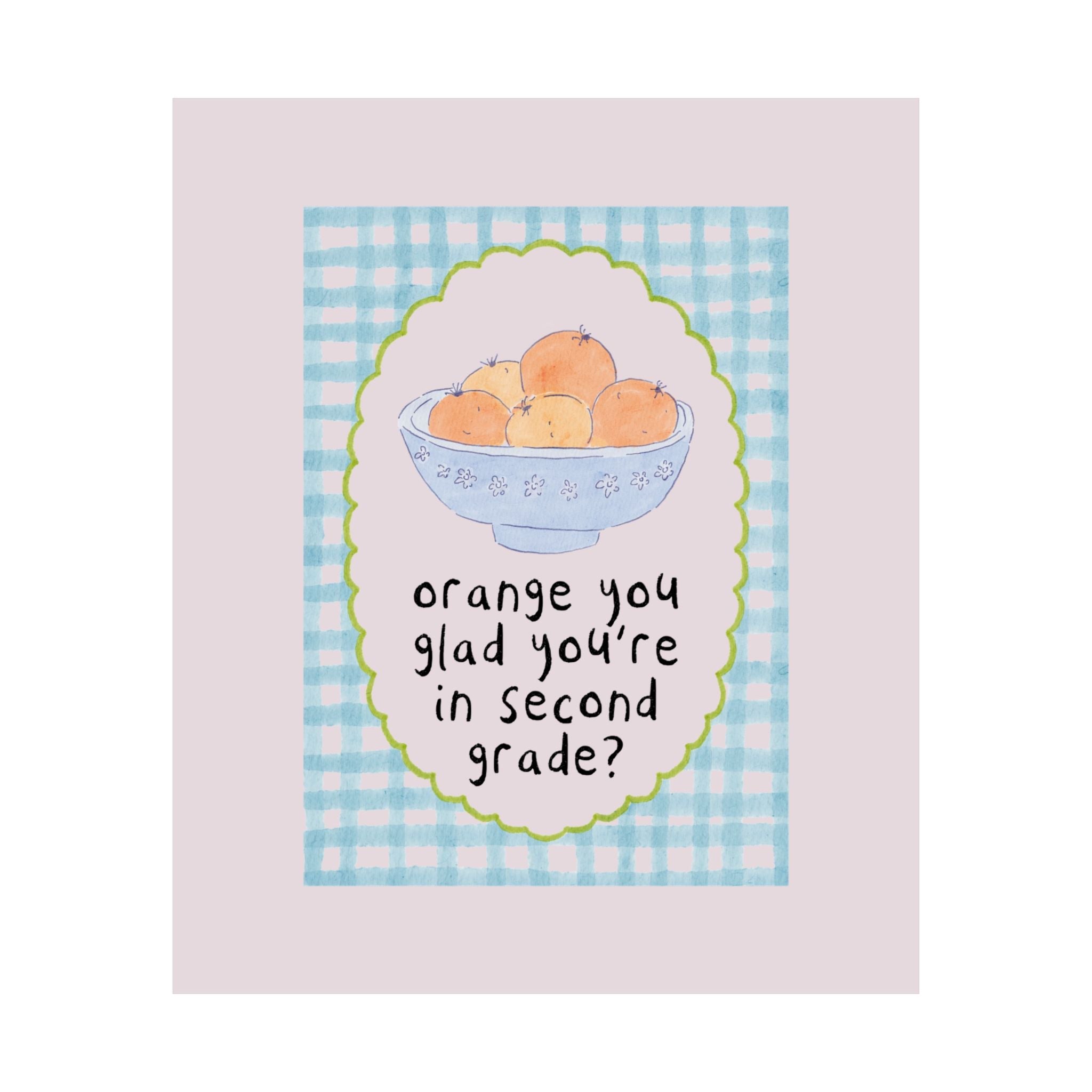 Second Grade Classroom Decor: Orange You Glad You're in Second Grade - Opal and June