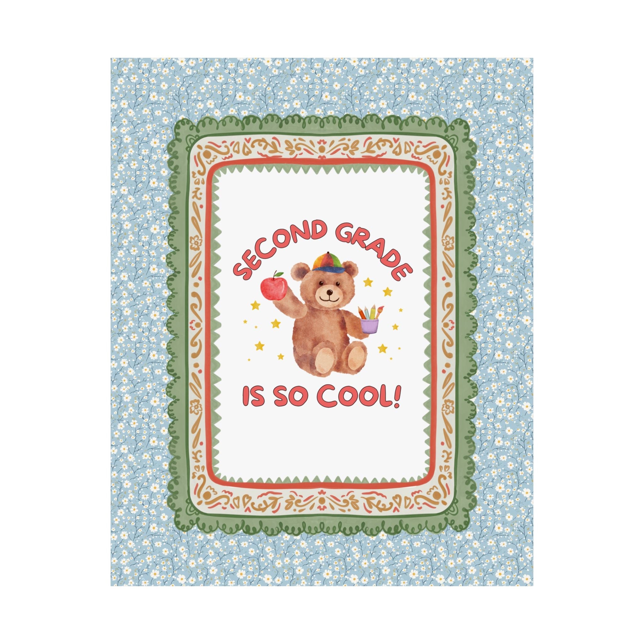 Second Grade is So Cool Poster Print - Opal and June
