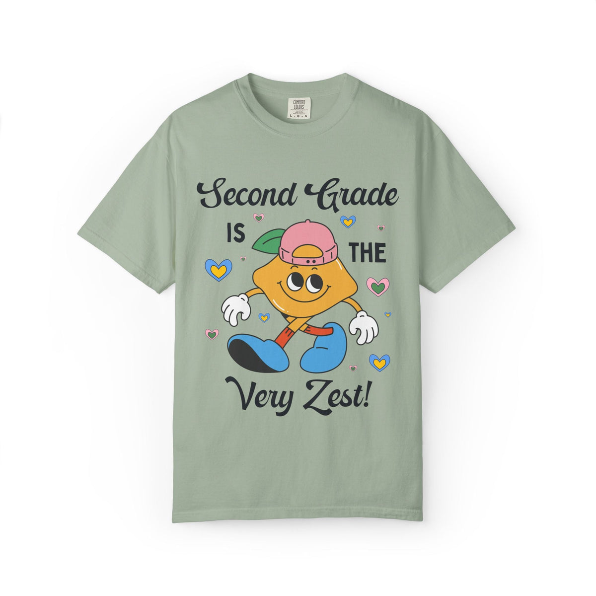 Second Grade is The Very Zest: Matching Teacher T-Shirt for Meet the Teacher Night or Back to School - Opal and June
