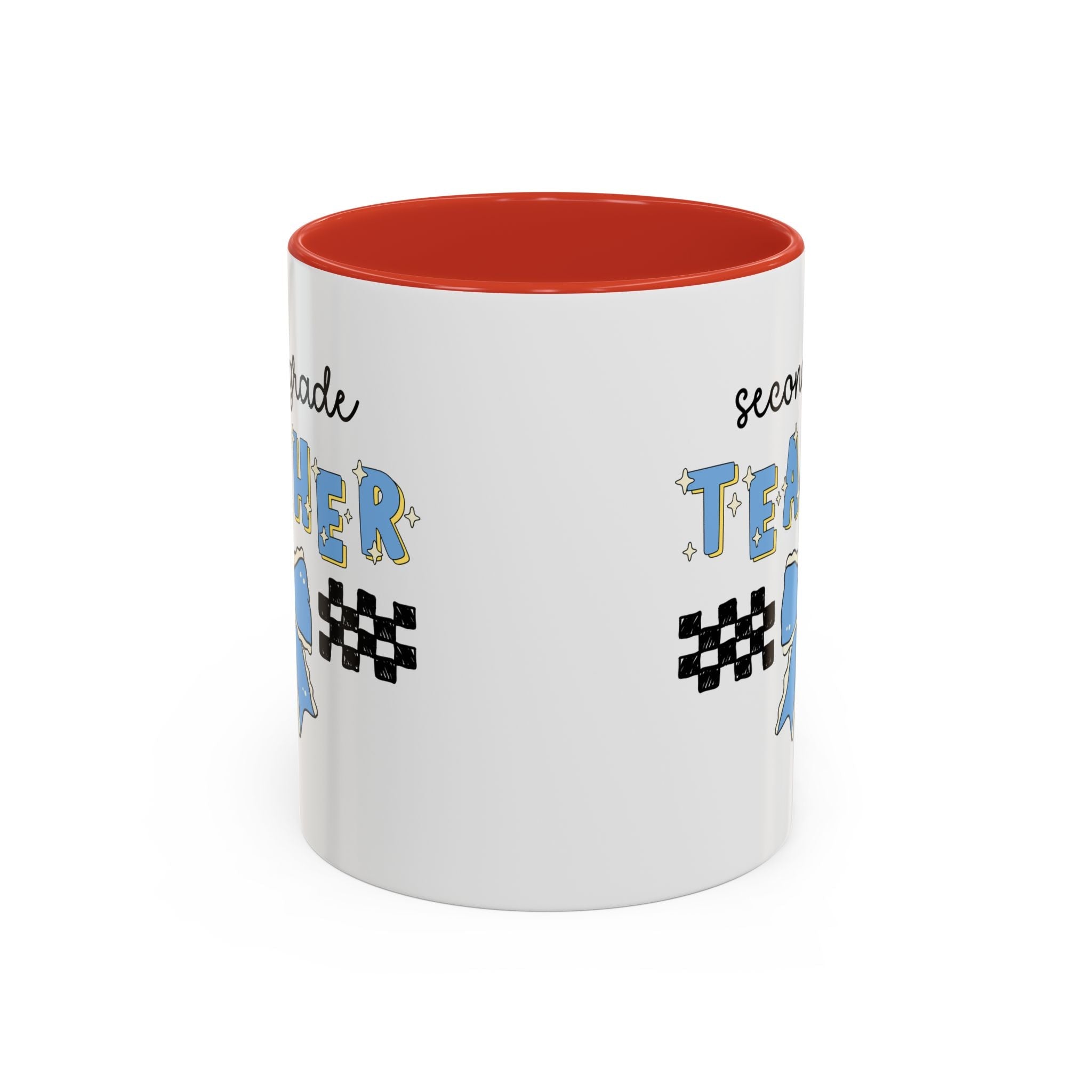 Second Grade Teacher Coffee Mug for First Day of School, Meet the Teacher Night, Cute Teaching Major Gift, New 1st Grade Teacher, Mug with Bow - Opal and June