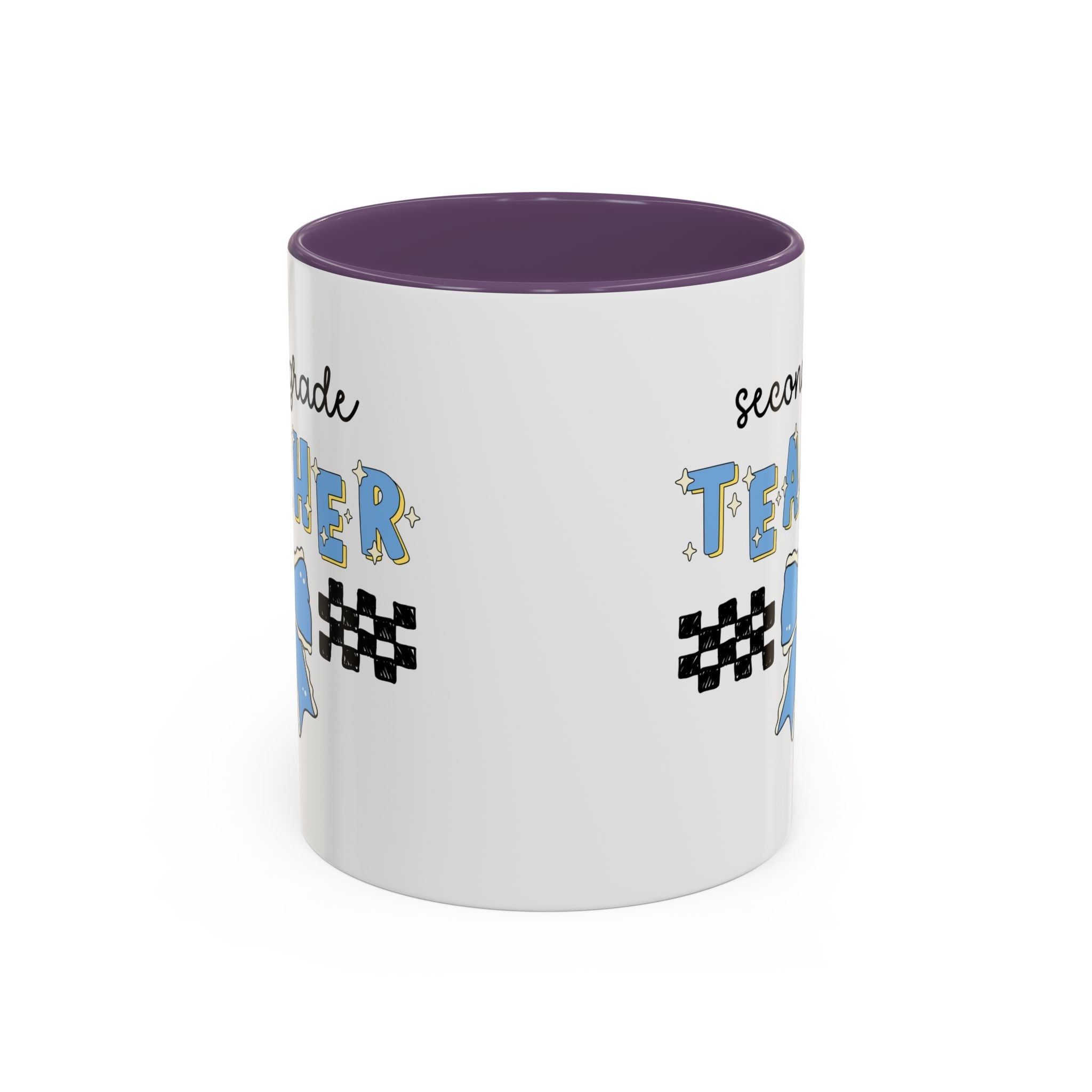 Second Grade Teacher Coffee Mug for First Day of School, Meet the Teacher Night, Cute Teaching Major Gift, New 1st Grade Teacher, Mug with Bow - Opal and June