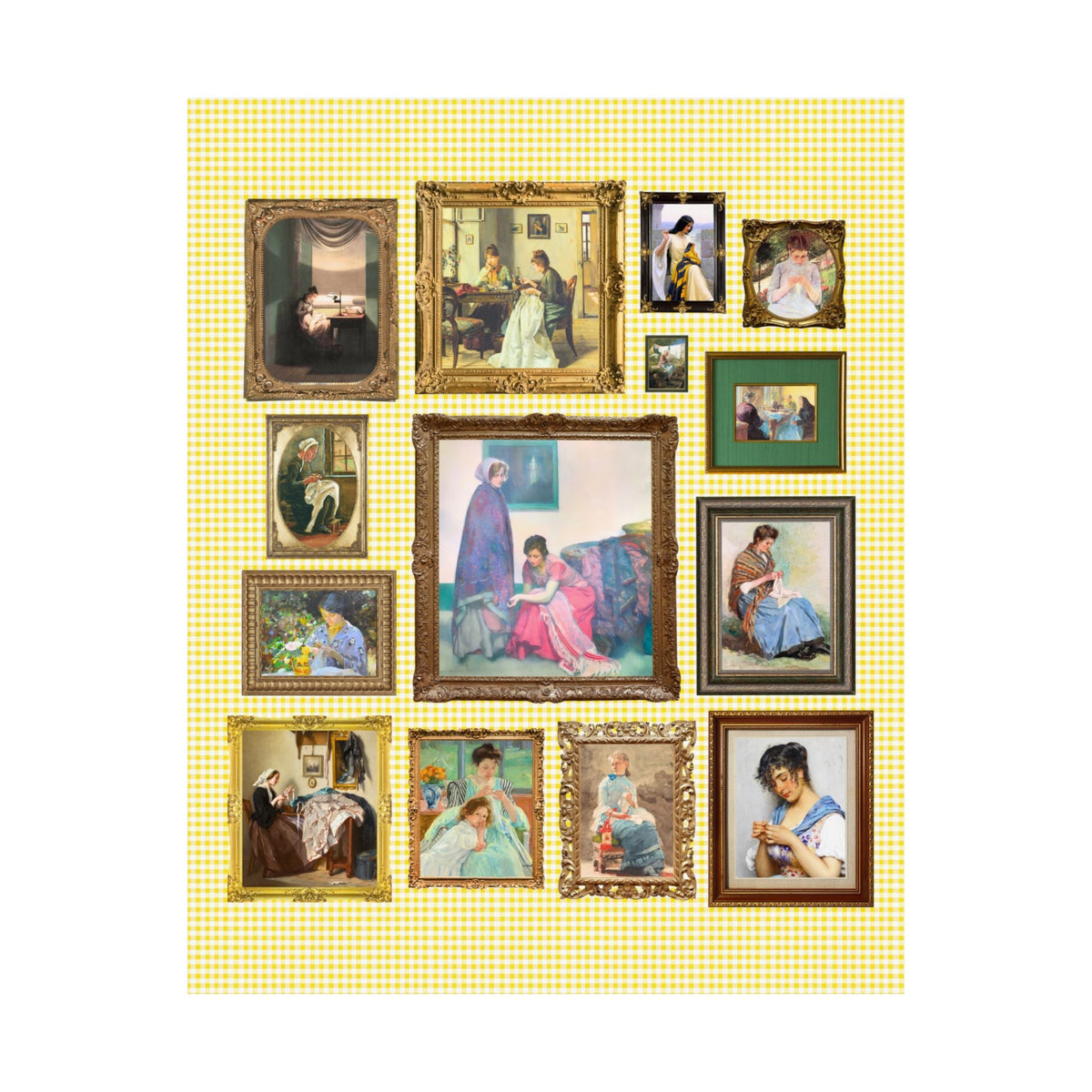 Sewing Art History Poster Print - Opal and June