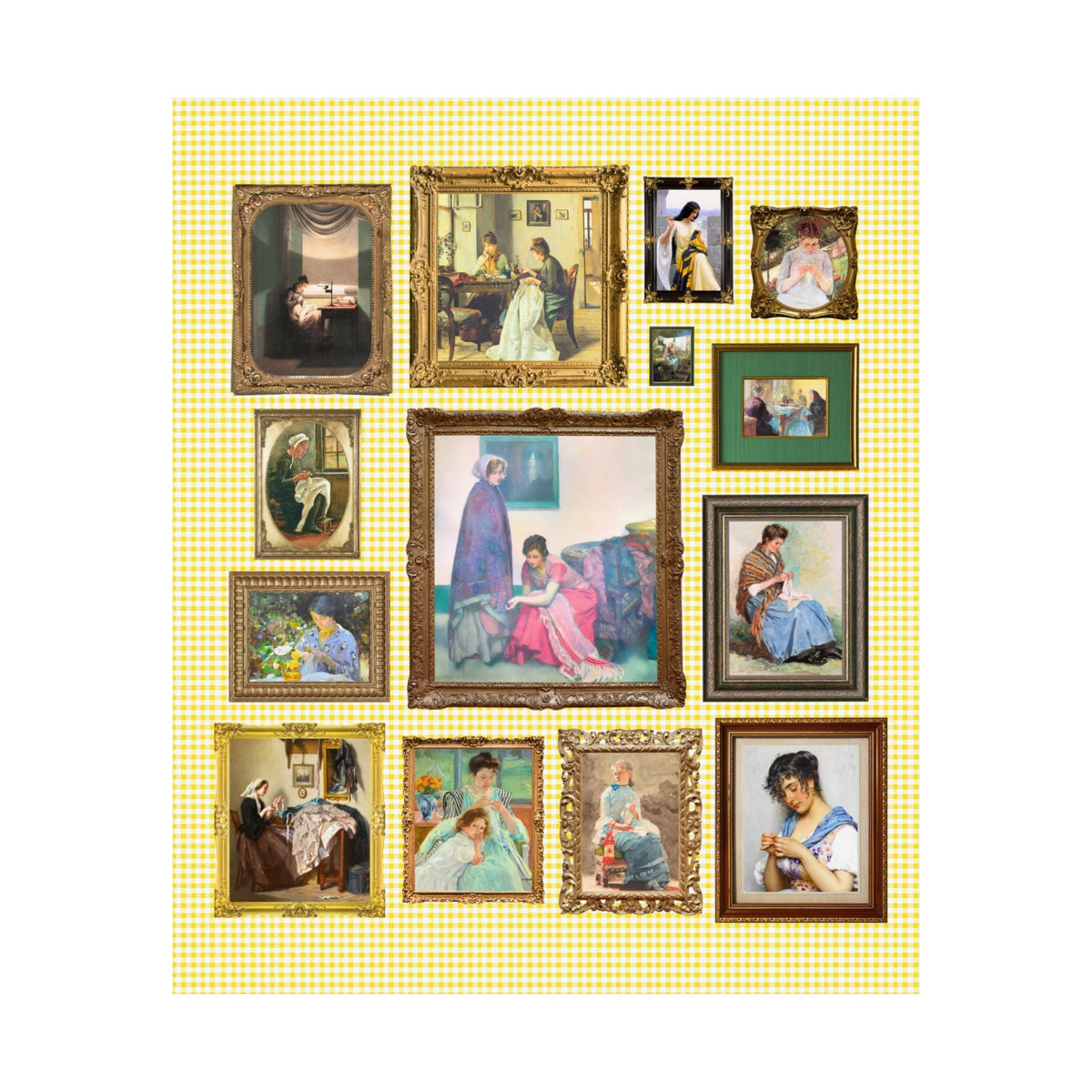 Sewing Art History Poster Print - Opal and June