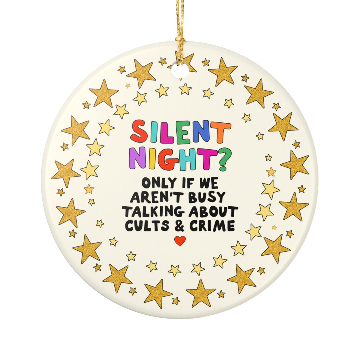 Silent Night? Only if We Aren't Busy Talking About Cults and Crimes - Opal and June