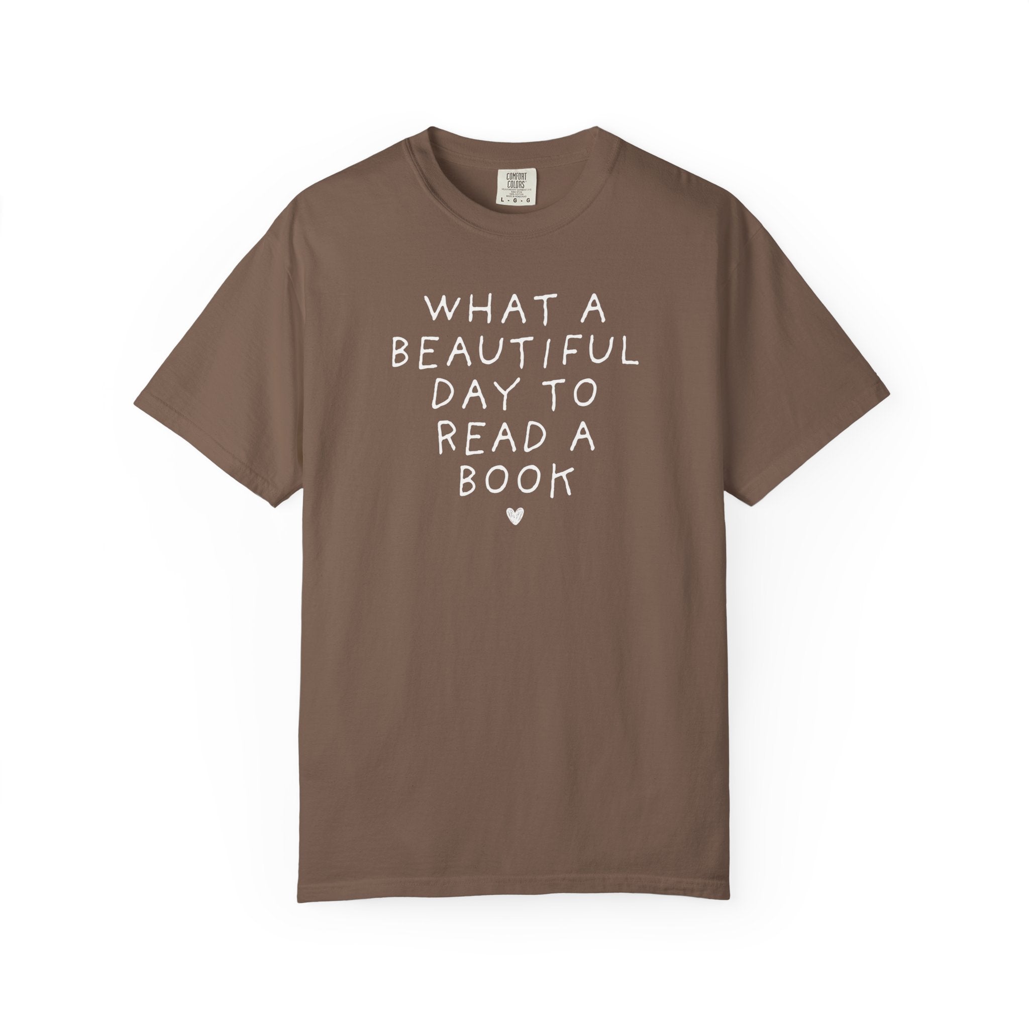 Silly Book Lover Tee Shirt for School Librarian or Reading Teacher, Cute Bookish T-Shirt with Heart for Mom or Teacher Who Loves Reading - Opal and June