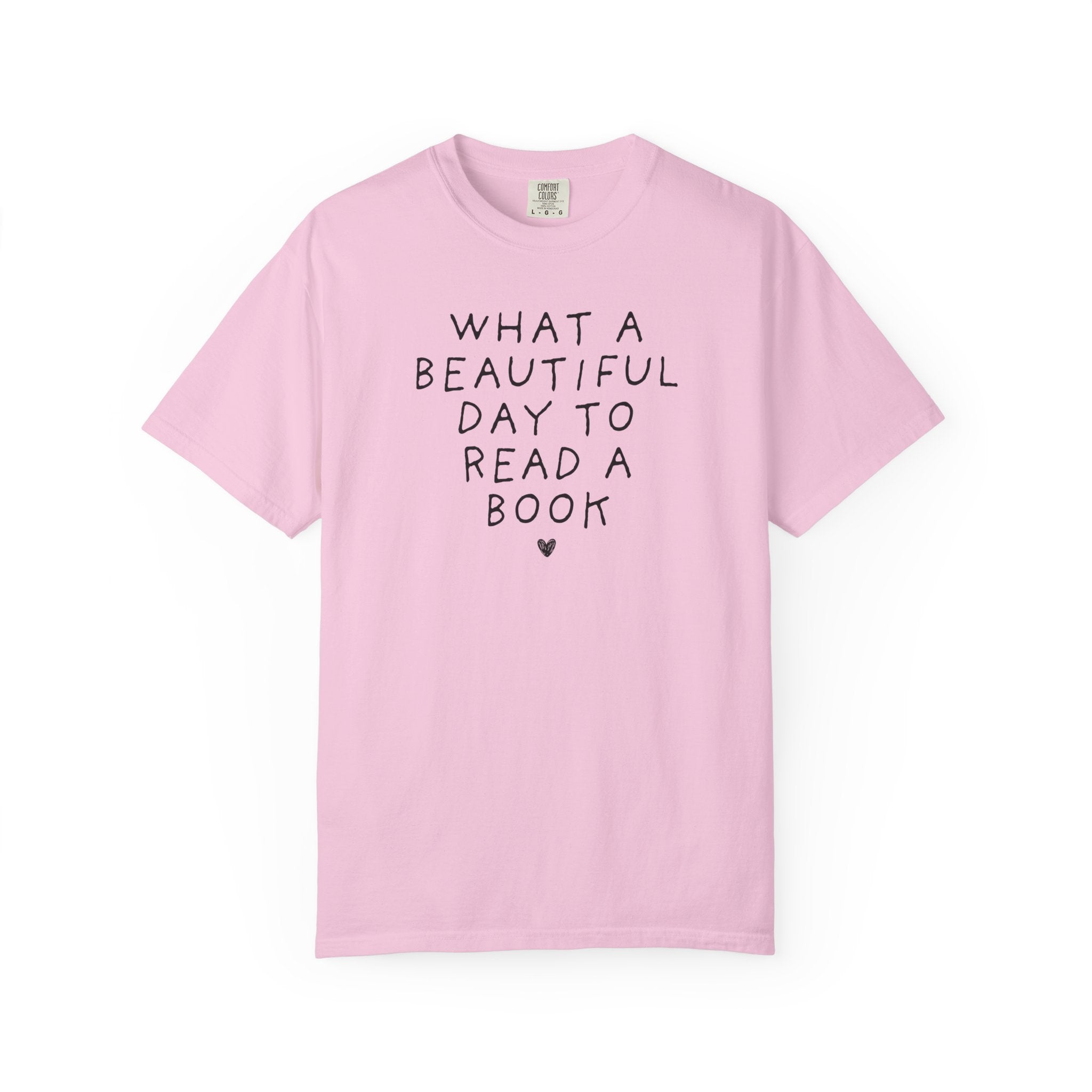 Silly Book Lover Tee Shirt for School Librarian or Reading Teacher, Cute Bookish T-Shirt with Heart for Mom or Teacher Who Loves Reading - Opal and June