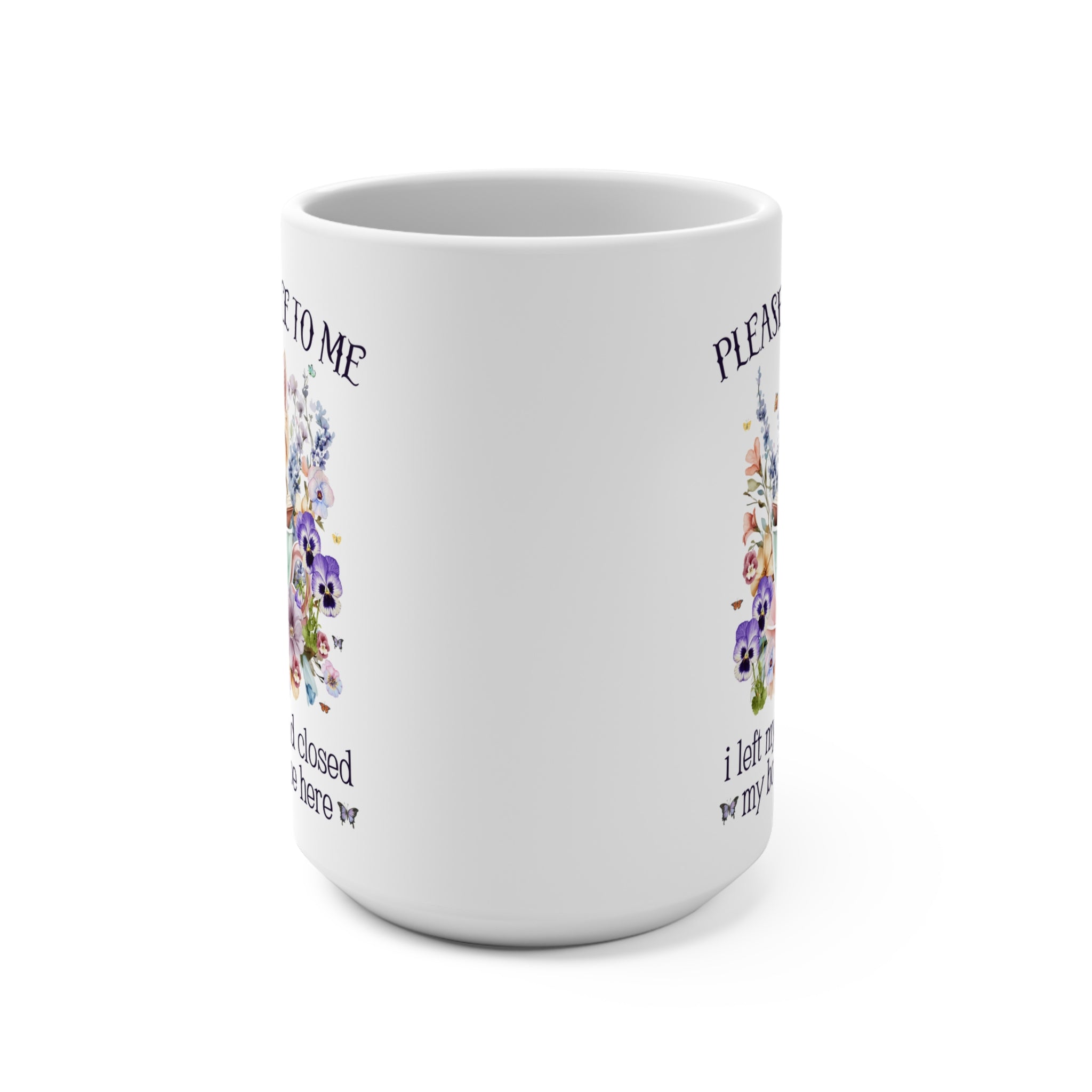 Silly Bookish Coffee Mug for Cat Mom or Cat Dad, Funny Saying Mug for Romance Reader Who Loves Cats, Cute 90s Throwback Mug, Book Lover Gift - Opal and June