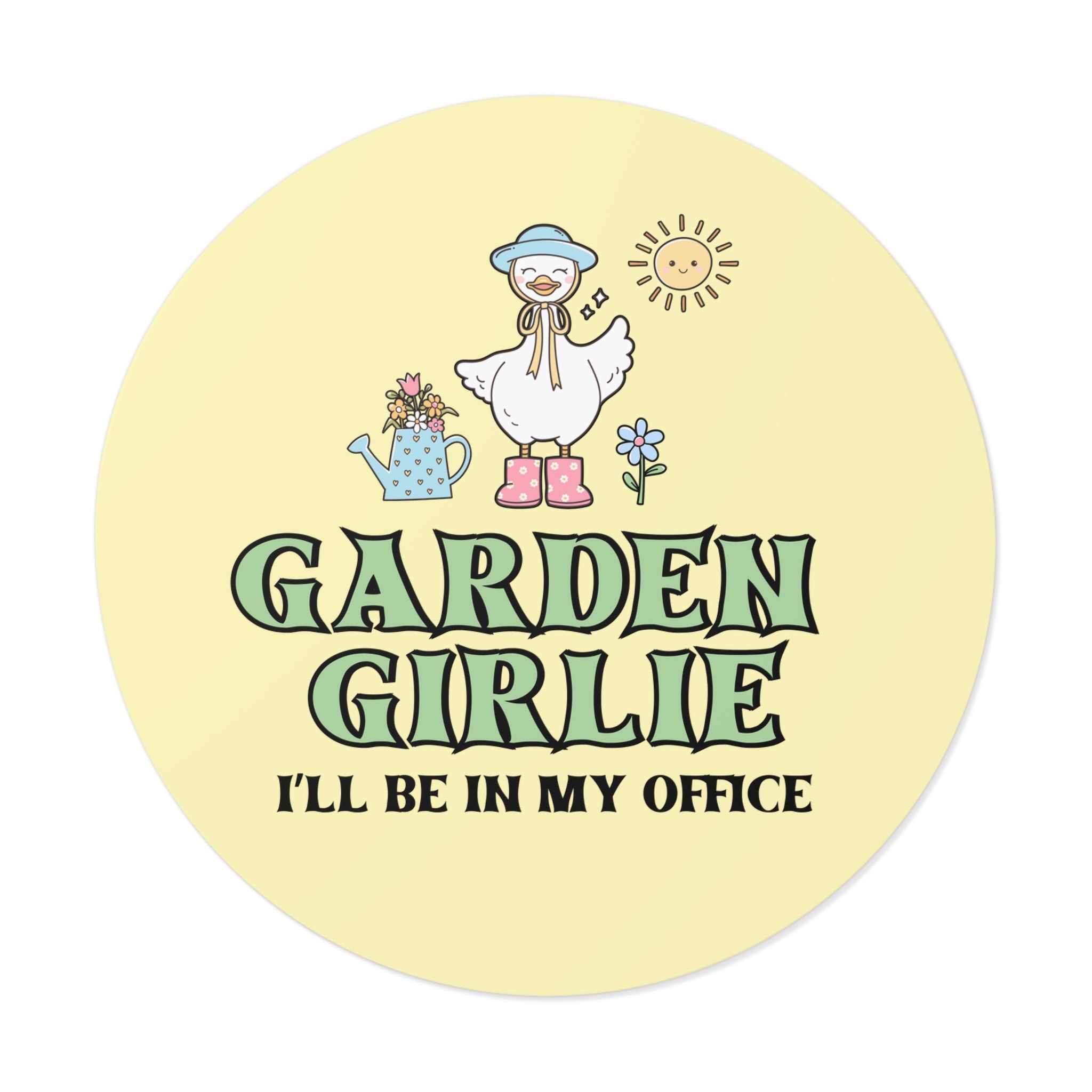 Silly Goose Gardening Sticker - Opal and June