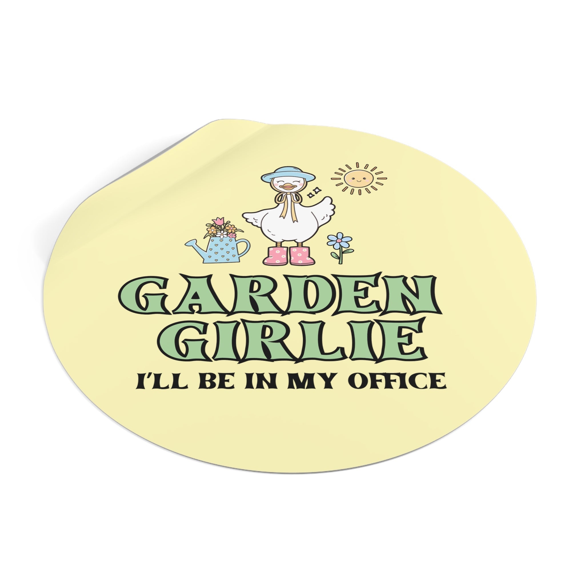 Silly Goose Gardening Sticker - Opal and June