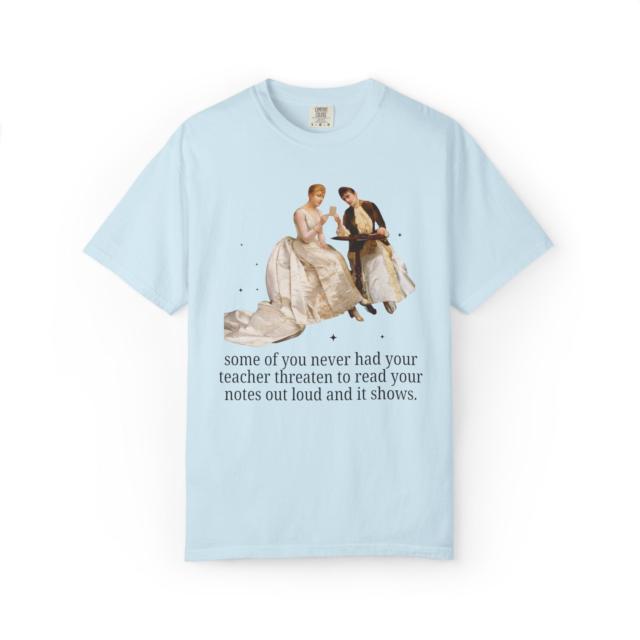 Silly High School Teacher Tee Shirt with Famous Painting of Women, Unhinged Goblincore Middle School Teacher T-Shirt, Art History Tee - Opal and June