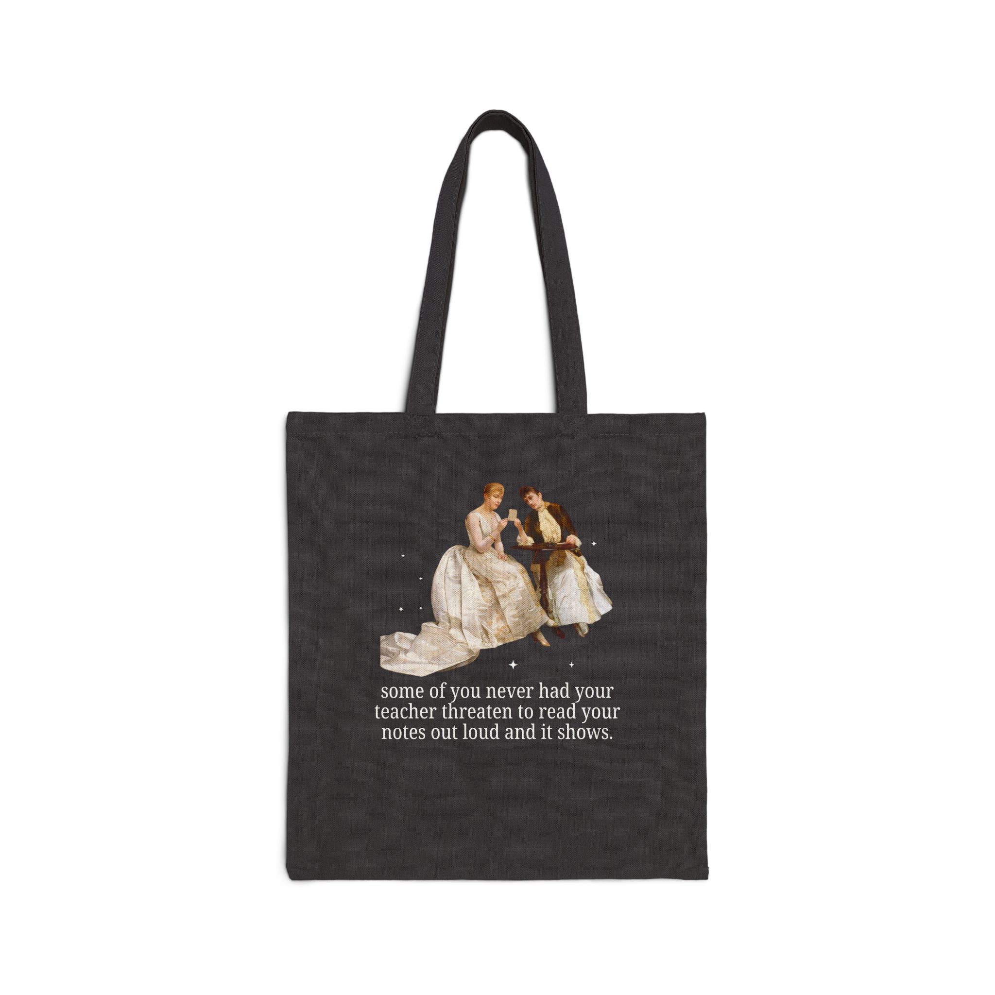 Silly High School Teacher Tote Bag with Famous Painting of Women, Unhinged Goblincore Middle School Teacher Tote, Art History Tote Bag - Opal and June