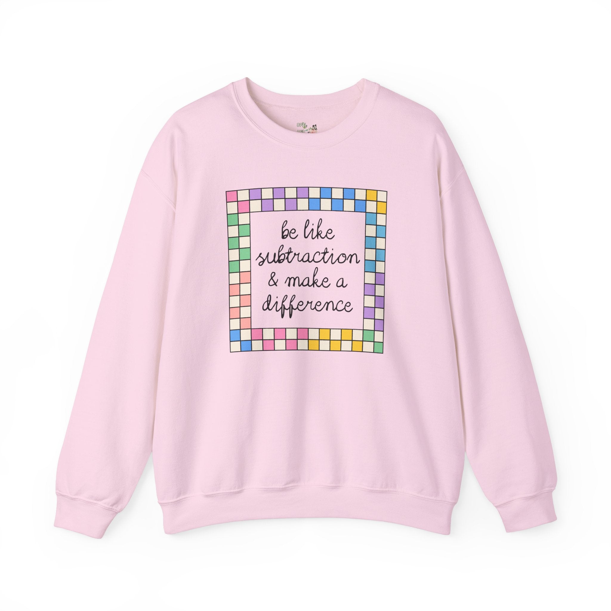 Silly Math Teacher Sweatshirt for Math Education Major, Cute Student Teacher Present, New Teaching Job Gift for Math Professor, Funny Saying - Opal and June