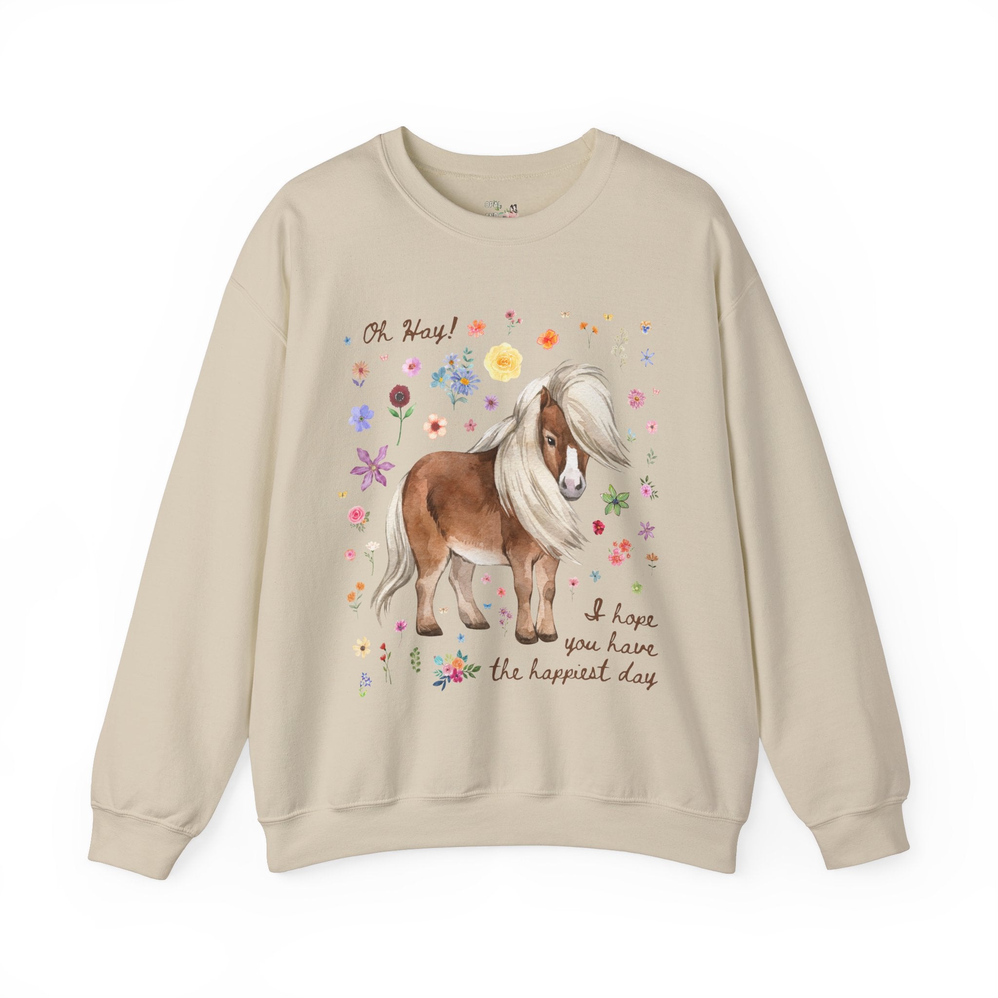 Silly Mini Horse Sweatshirt - Opal and June