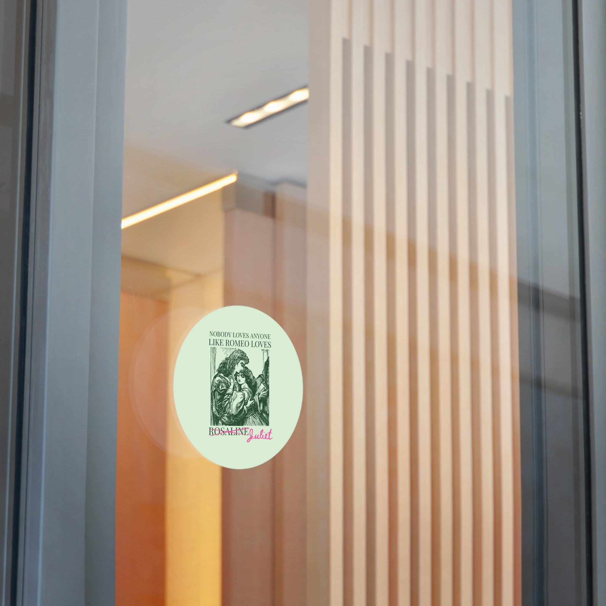 Silly William Shakespeare Sticker for Bookworm Who Loves Romeo and Juliet, Funny Bookish Present for Romance Reader, Classic Literature - Opal and June