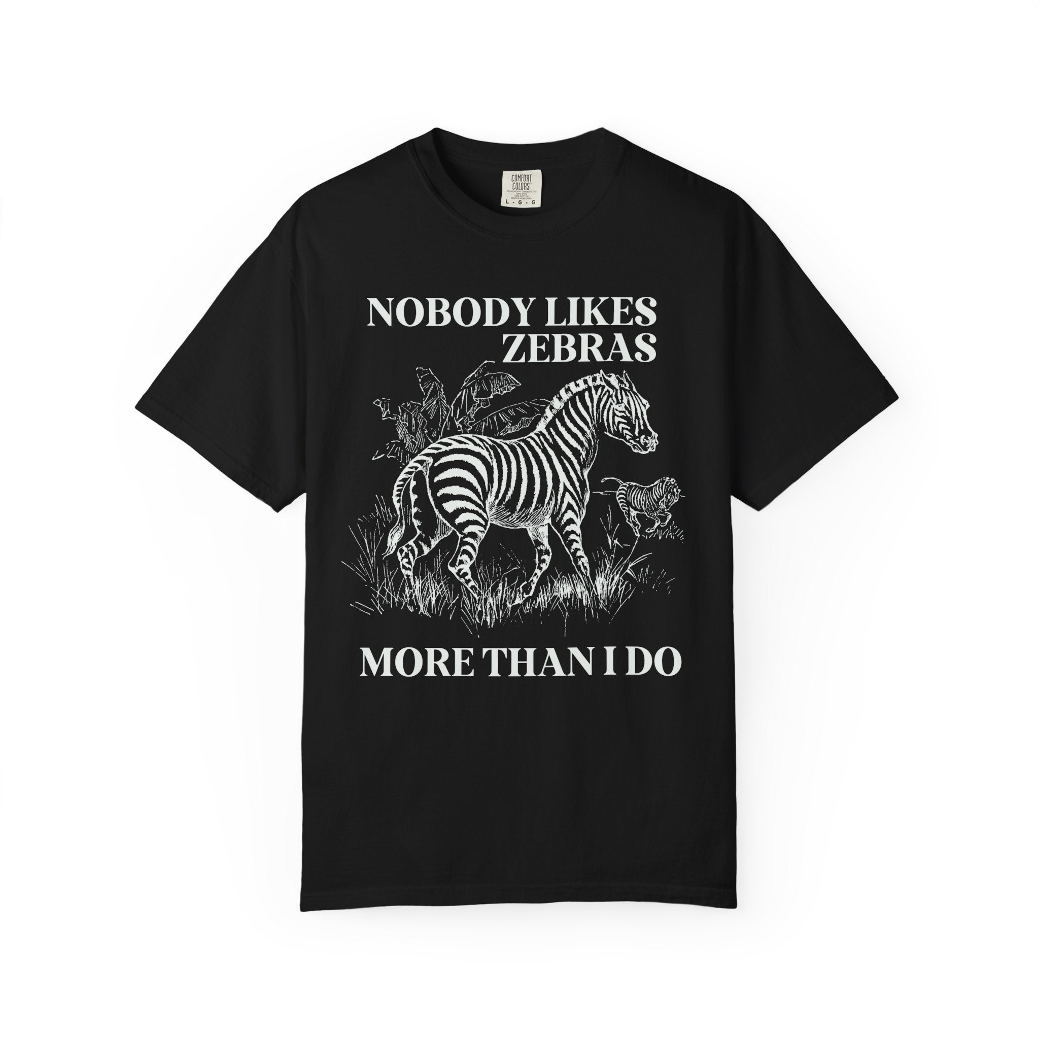 Silly Zebra Lover Tee Shirt for Animal Lover, Trip to Zoo, Wildlife Ecology Biology Teacher Shirt, Birthday Gift for Sister Who Loves Zebras - Opal and June