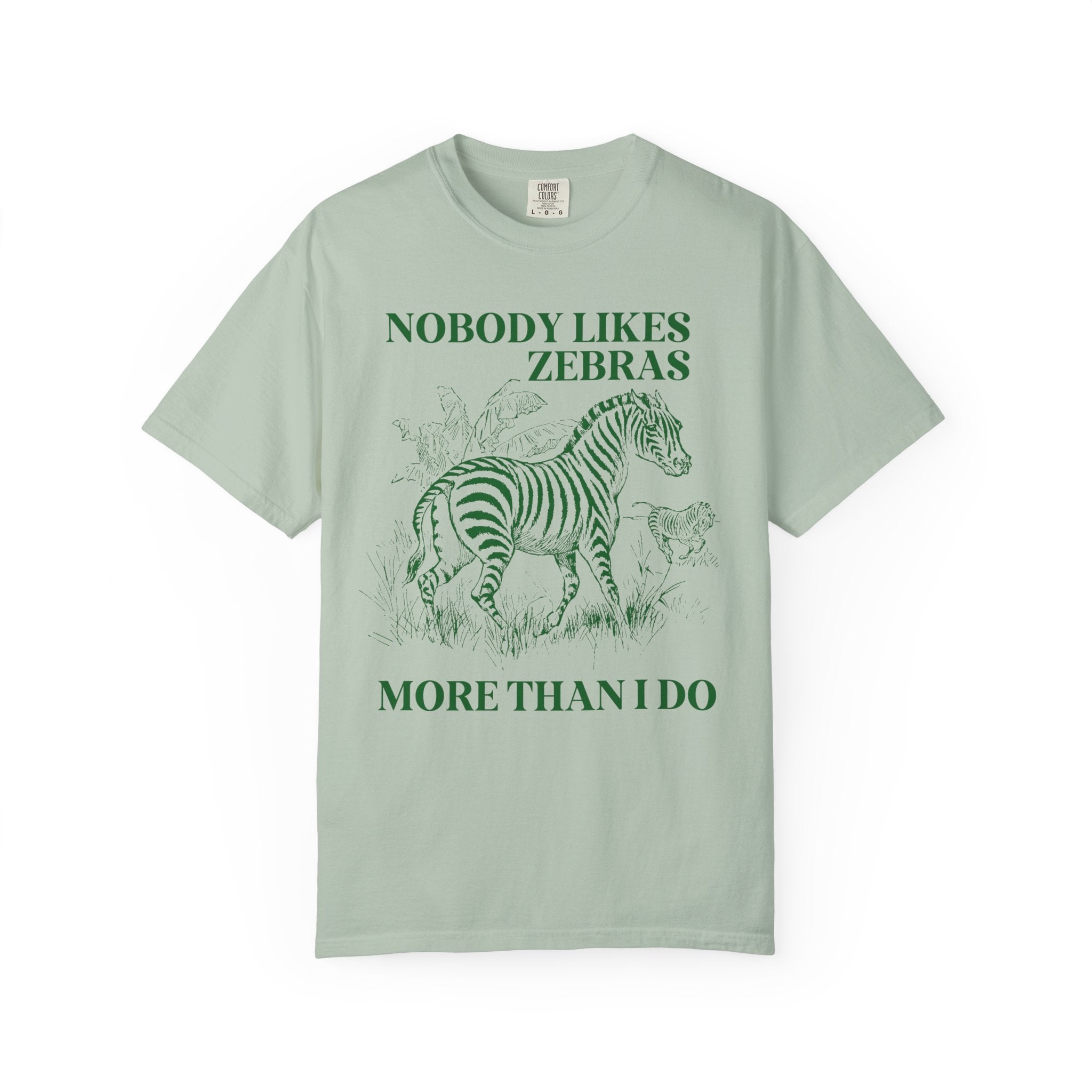 Silly Zebra Lover Tee Shirt for Animal Lover, Trip to Zoo, Wildlife Ecology Biology Teacher Shirt, Birthday Gift for Sister Who Loves Zebras - Opal and June