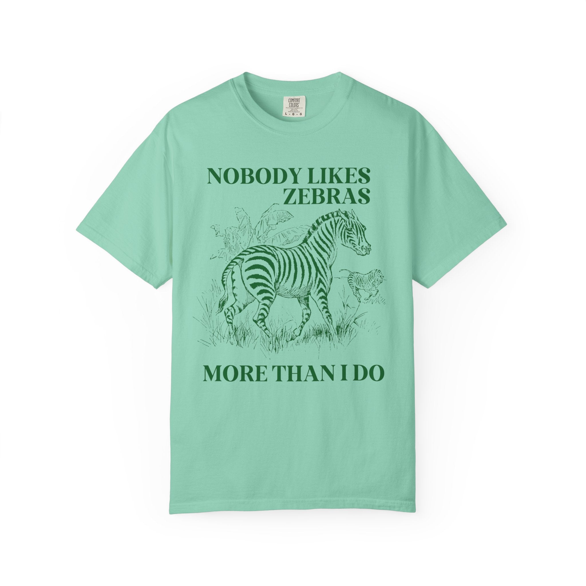 Silly Zebra Lover Tee Shirt for Animal Lover, Trip to Zoo, Wildlife Ecology Biology Teacher Shirt, Birthday Gift for Sister Who Loves Zebras - Opal and June