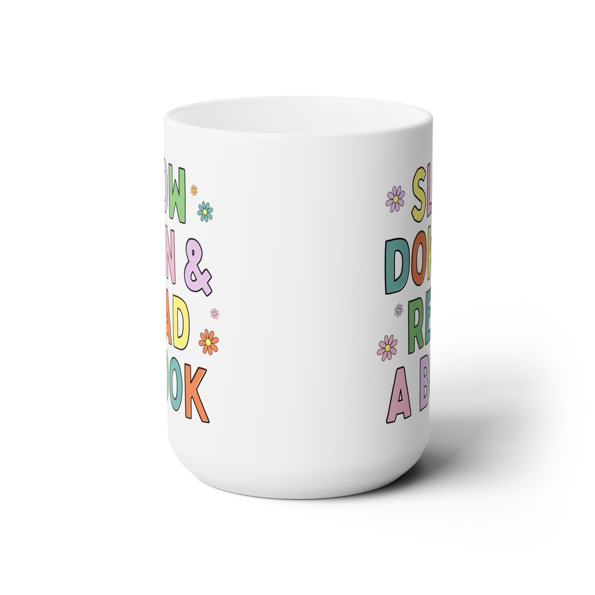 Slow Down and Read a Book Mug - Opal and June