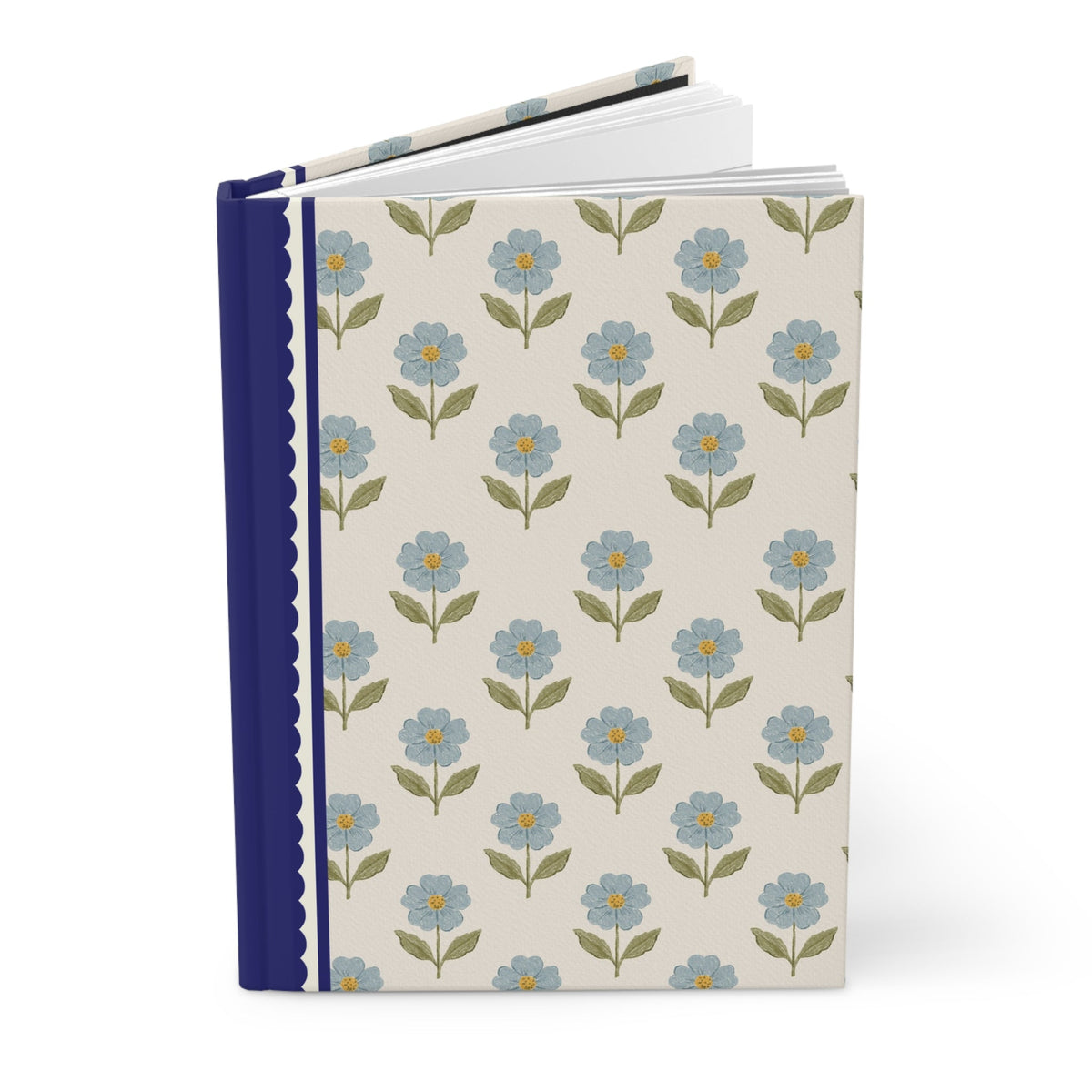 Smart Woman Use Smart Swears Notebook with Flowers: Cute and Funny Hardcover Journal for Friend Who Loves Swearing, Silly Coworker Gift - Opal and June
