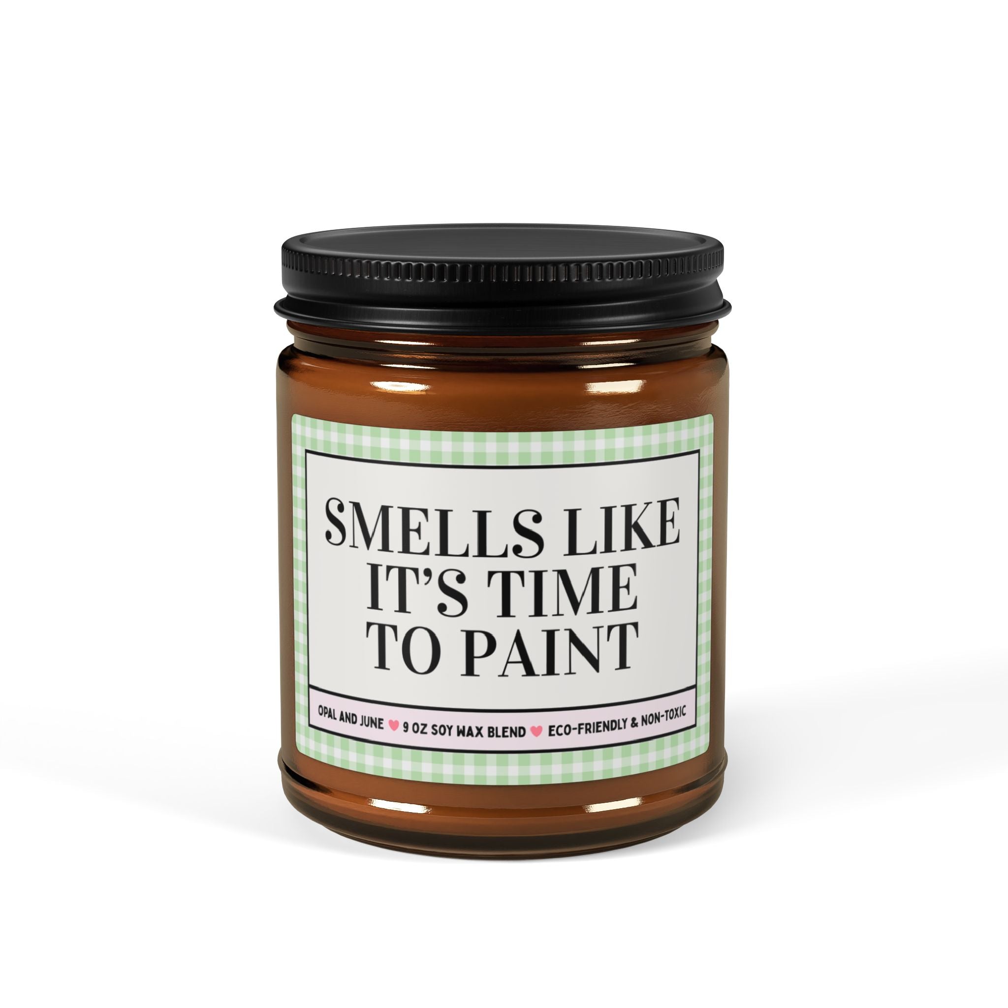 Smells Like It's Time to Paint: 9 Oz Soy Candle - Opal and June