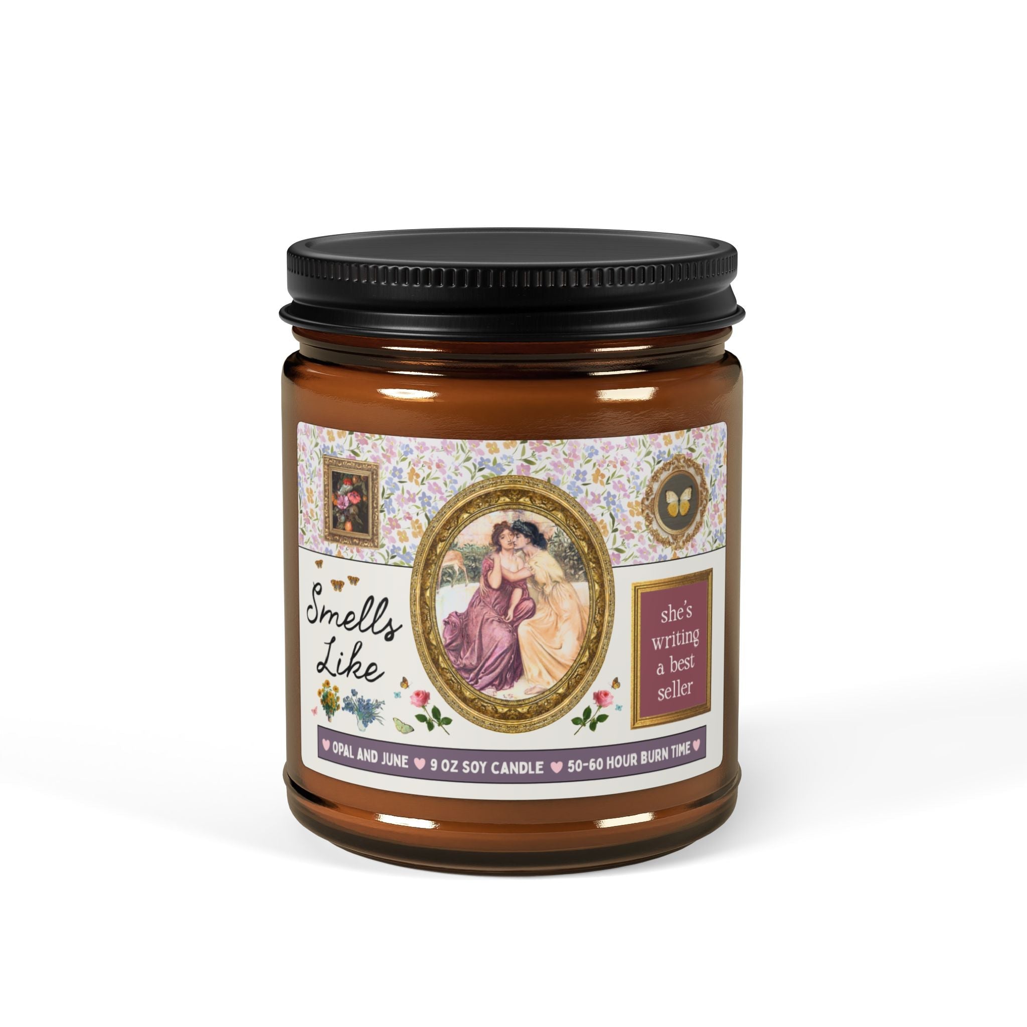 Smells Like She's Writing a Best Seller: 9 Oz Soy Candle - Opal and June