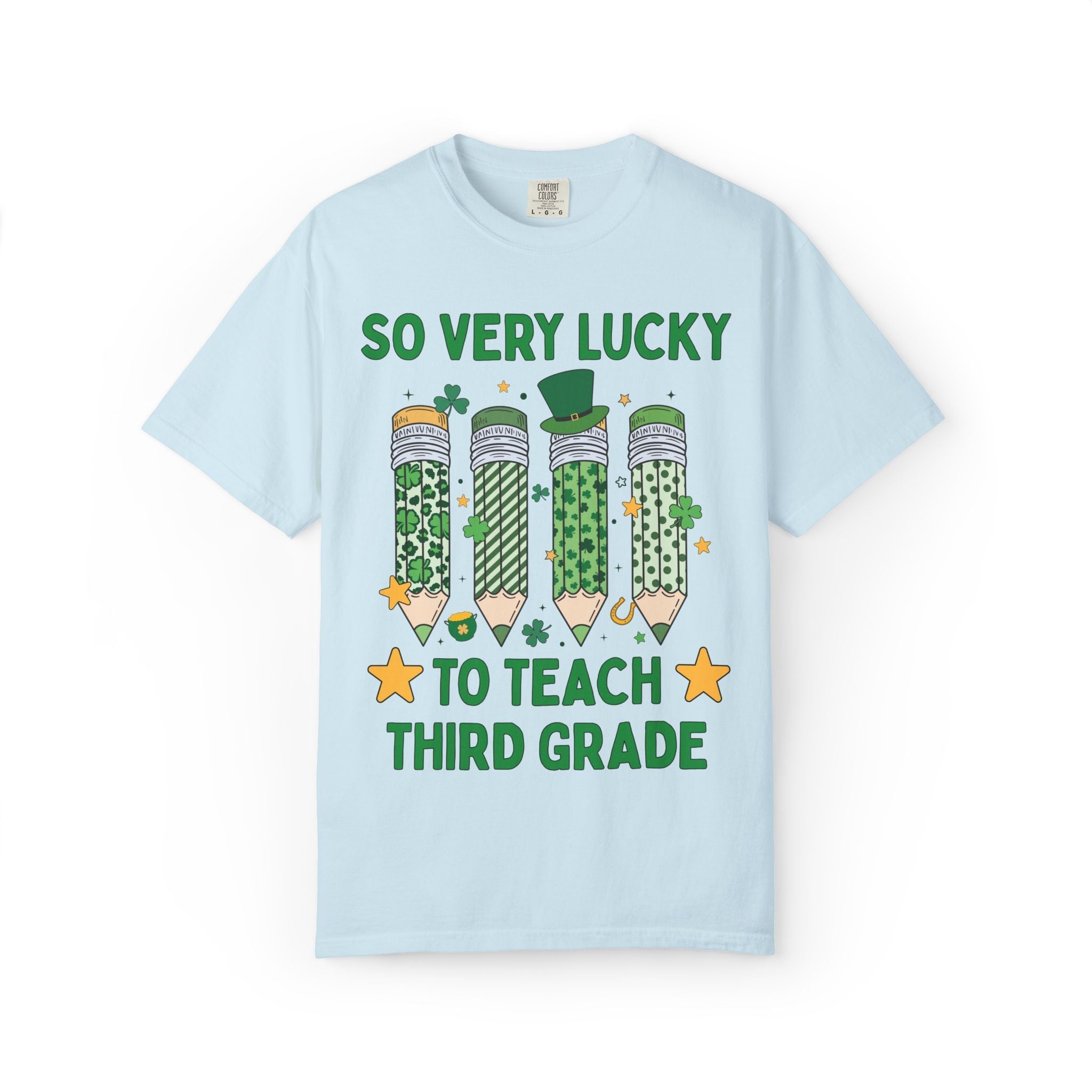 So Very Lucky To Teach Third Grade Tee - Opal and June