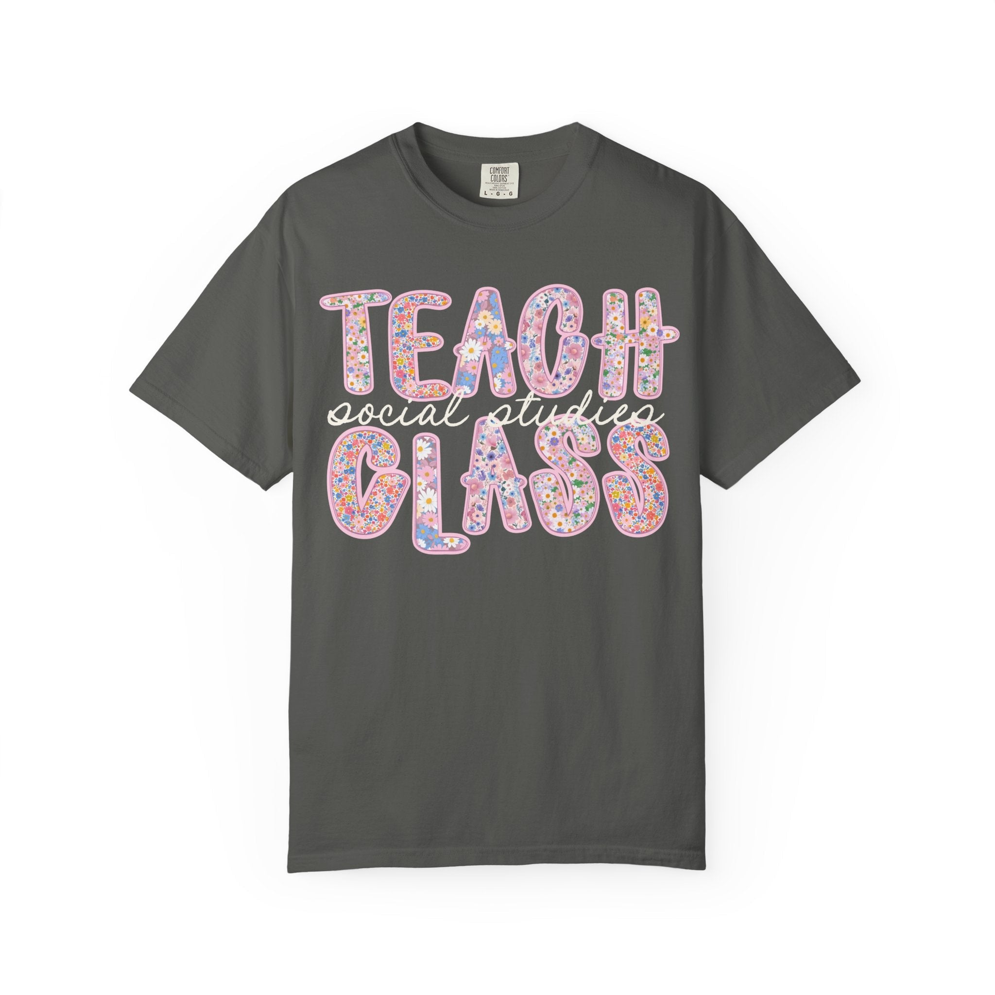 Social Studies Teacher Tee Shirt for High School History Department or Social Studies Teacher, Middle School Teacher, New Teacher Gift - Opal and June