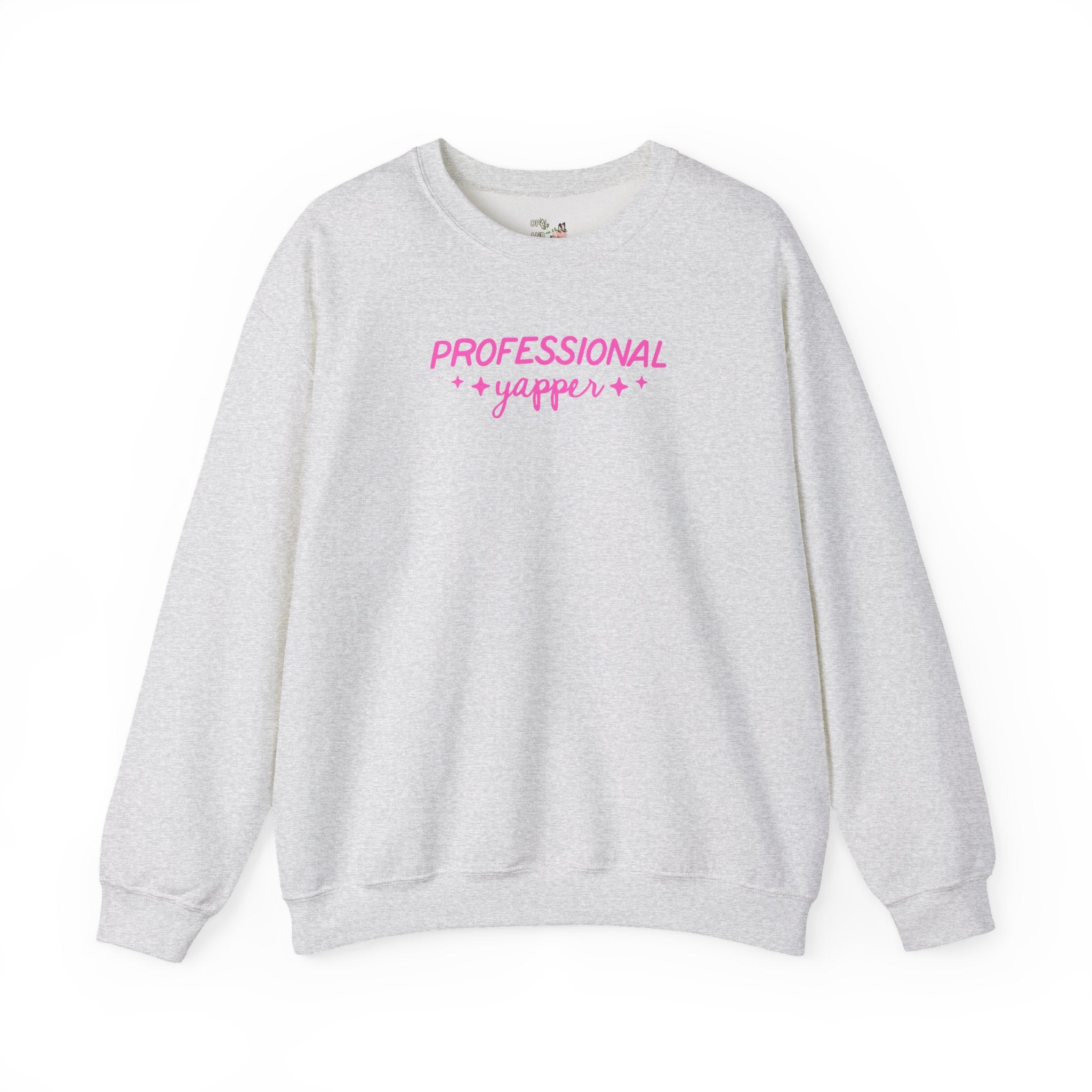 Speech Language Pathologist Sweatshirt, Cute Y2K Early 2000s Aesthetic: Professional Yapper, Funny Saying Speech Teacher Appreciation Tee - Opal and June