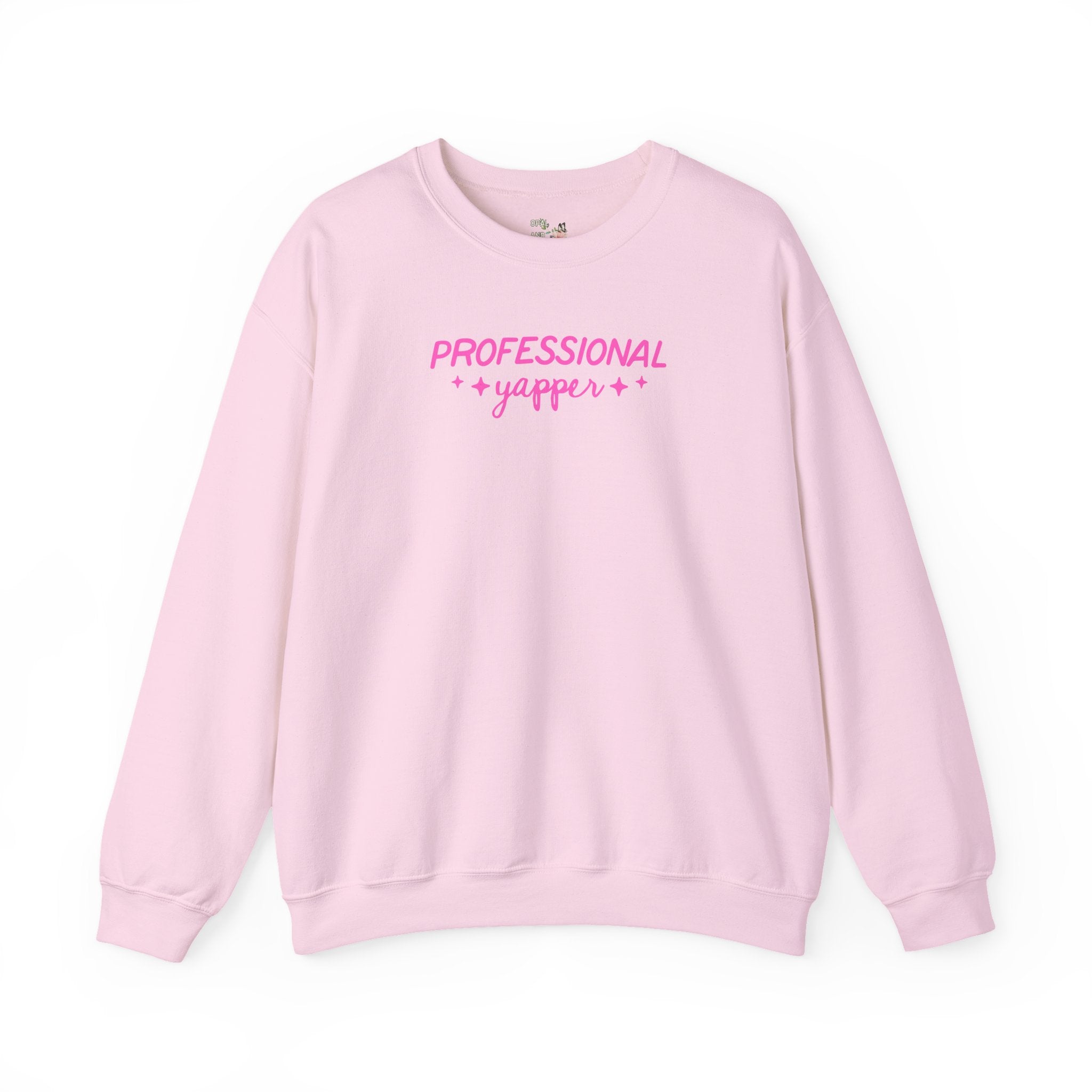 Speech Language Pathologist Sweatshirt, Cute Y2K Early 2000s Aesthetic: Professional Yapper, Funny Saying Speech Teacher Appreciation Tee - Opal and June